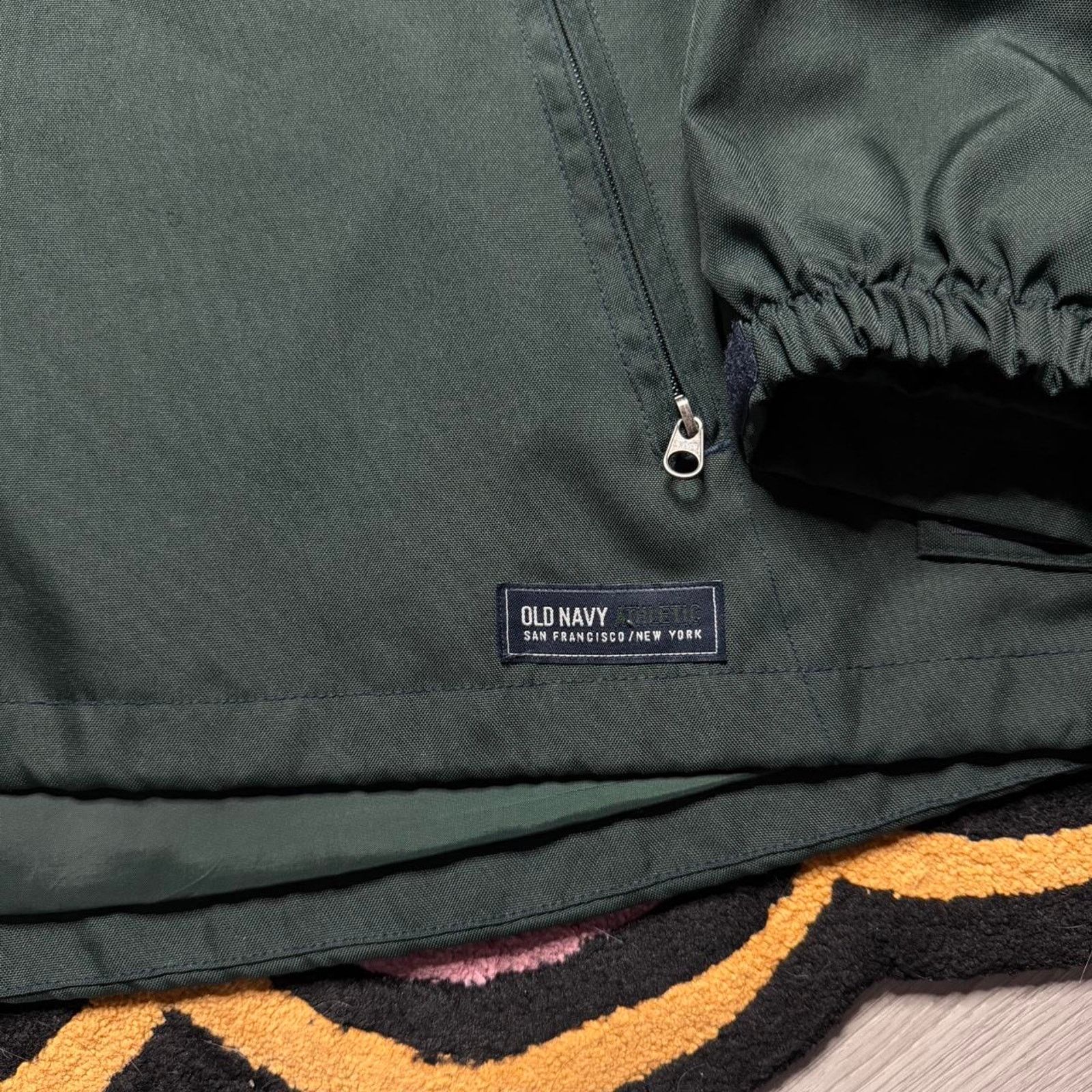 Old Navy × Vintage Vintage Y2K Old Navy 1/4 Zip Hooded Windbreaker Jacket Size US XL / EU 56 / 4 - 3 Thumbnail