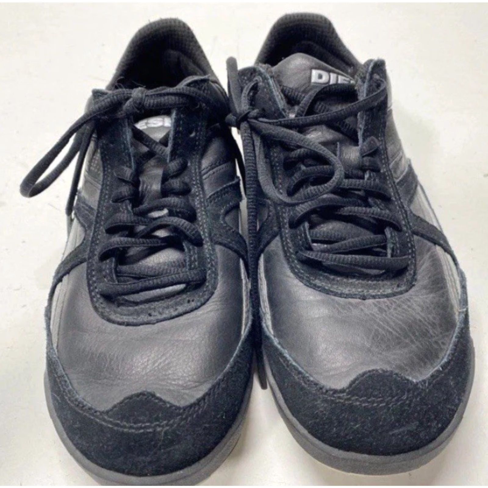 Diesel Diesel Sneakers Men’s Leather Lace Black 7.5 Loo-Motion Size US 7 / EU 40 - 2 Thumbnail