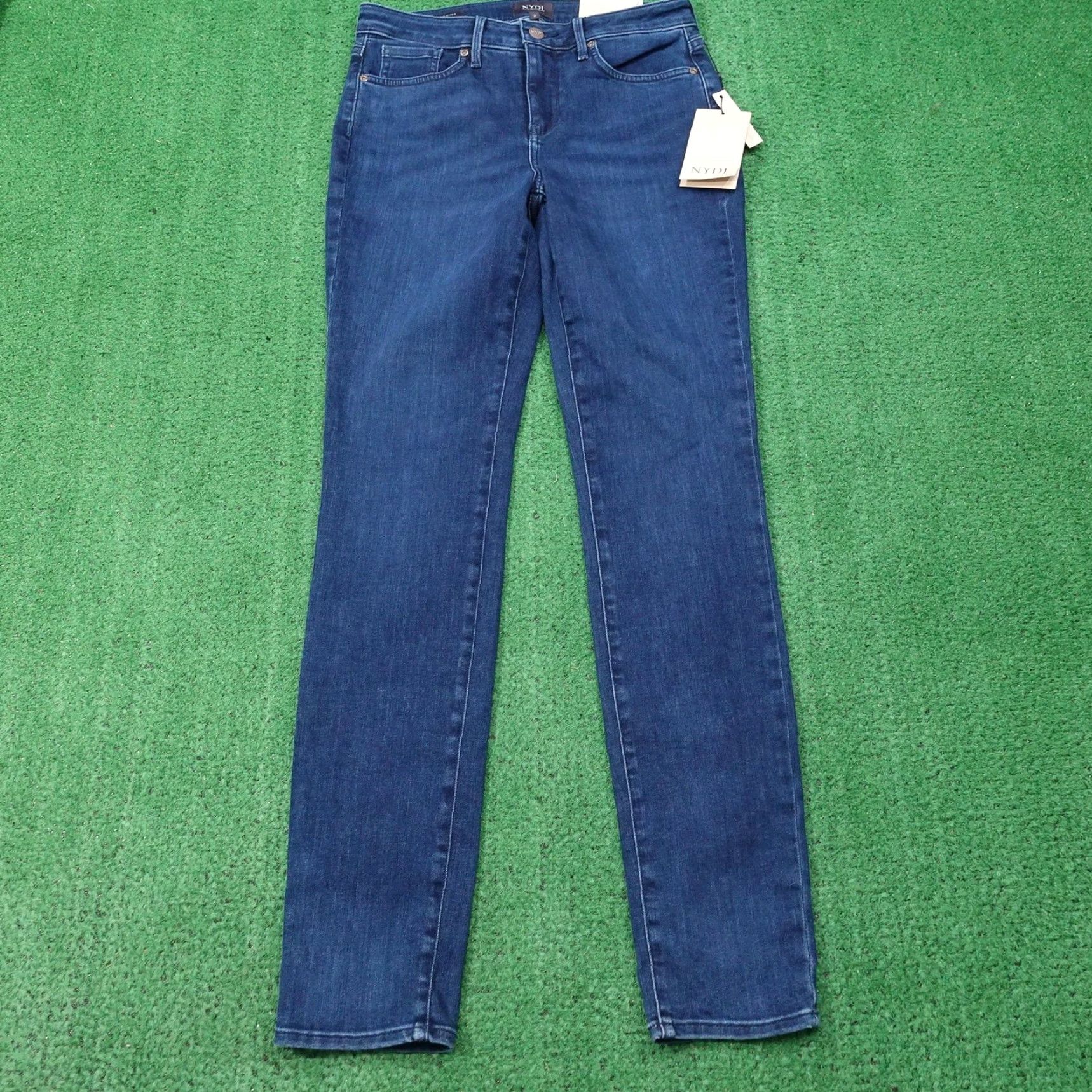 NYDJ NYDJ Jeans Womens 2 Blue Alina Legging LiftxTuck Slim Stretch Dark Denim Size 26" / US 2 / IT 38 - 2 Thumbnail