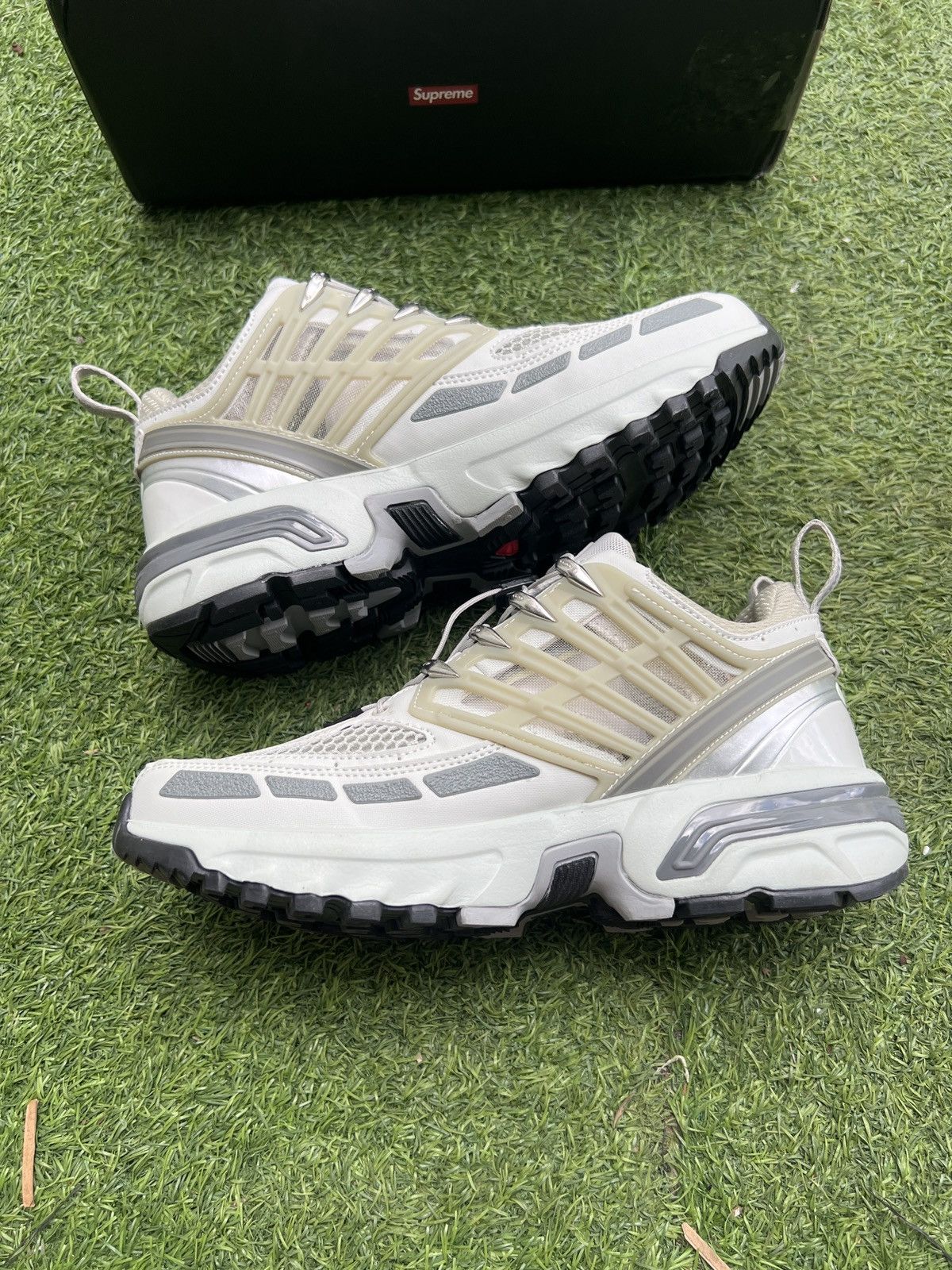 Salomon Salomon ACS Pro Advanced Grey White 416395 Size US 8 / EU 41 - 3 Thumbnail
