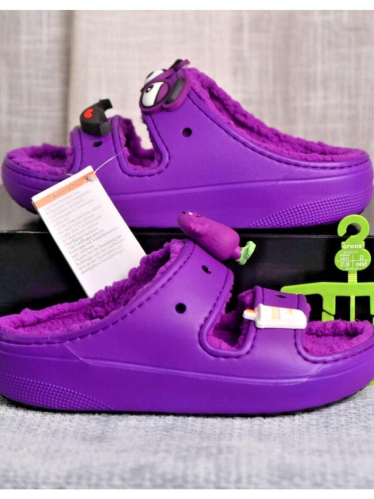 Crocs Crocs McDonald's Classic Cozzzy "Grimace" 209392-510 Size US 7 / IT 37 - 5 Thumbnail