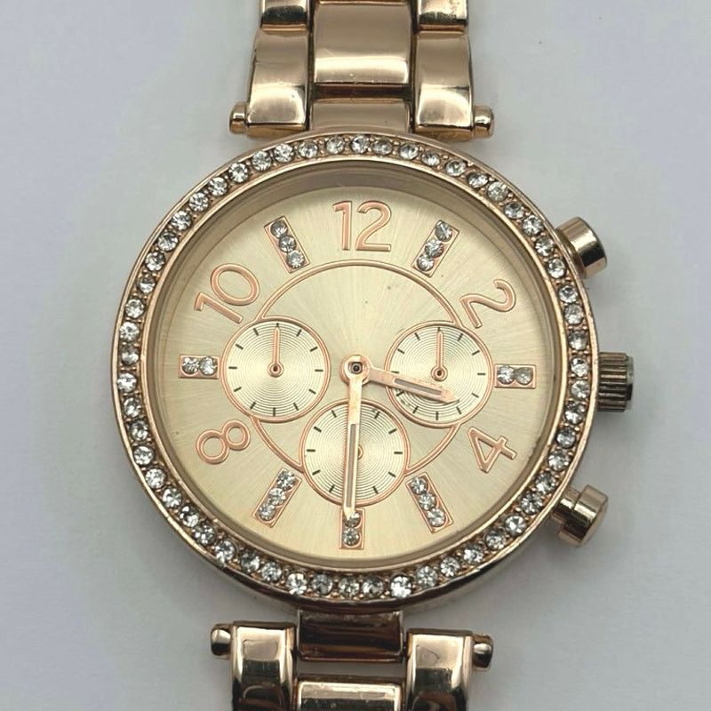 Other Rose Gold Crystal Accutime Watch Size ONE SIZE - 3 Thumbnail