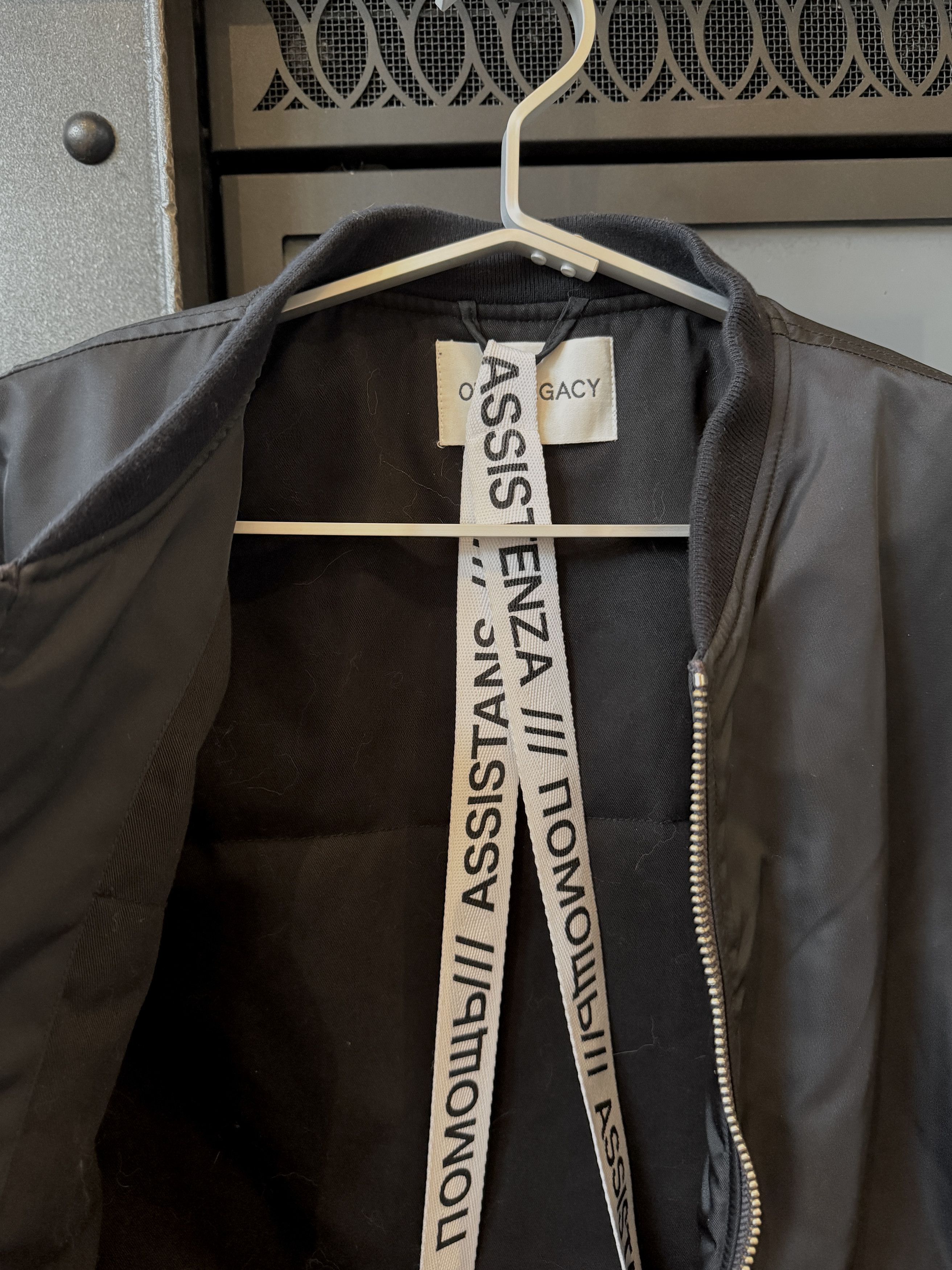 Our Legacy Our Legacy Dark Blue Luxury Satin Bomber Jacket Size US L / EU 52-54 / 3 - 8 Thumbnail
