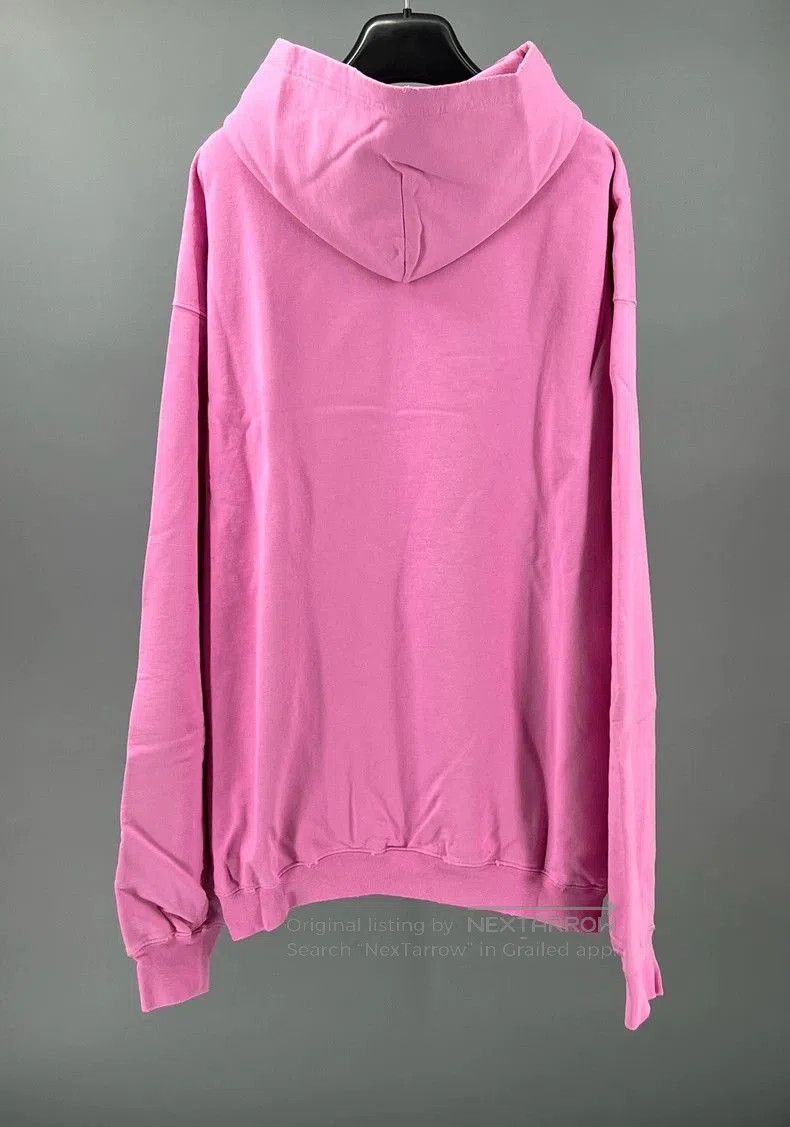 Balenciaga Balenciaga Pink Logo Hooded Sweatshirt. Size US M / EU 48-50 / 2 - 5 Thumbnail