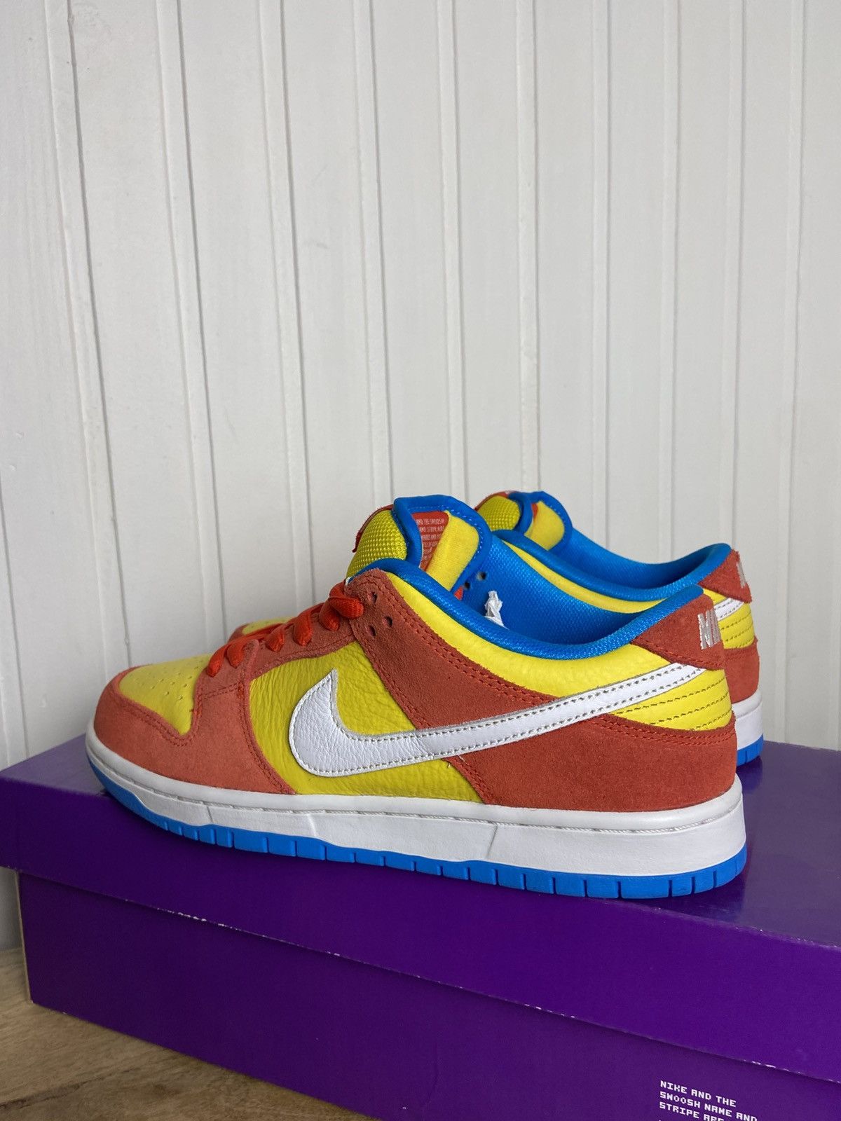 Adidas Used Nike SB Dunk Low Pro "Bart Simpson" Authentic 7,5US Size US 7.5 / EU 40-41 - 7 Thumbnail