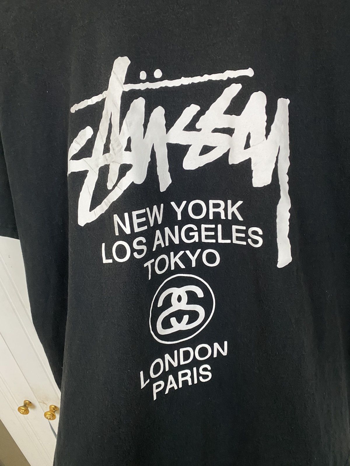 Stussy × Vintage Stussy Tour Tee Size US L / EU 52-54 / 3 - 4 Thumbnail