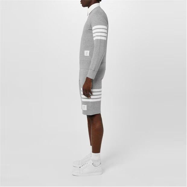 Thom Browne o1g2r1mq0724 Crew Neck Sweaters in Light Grey Size US S / EU 44-46 / 1 - 4 Thumbnail