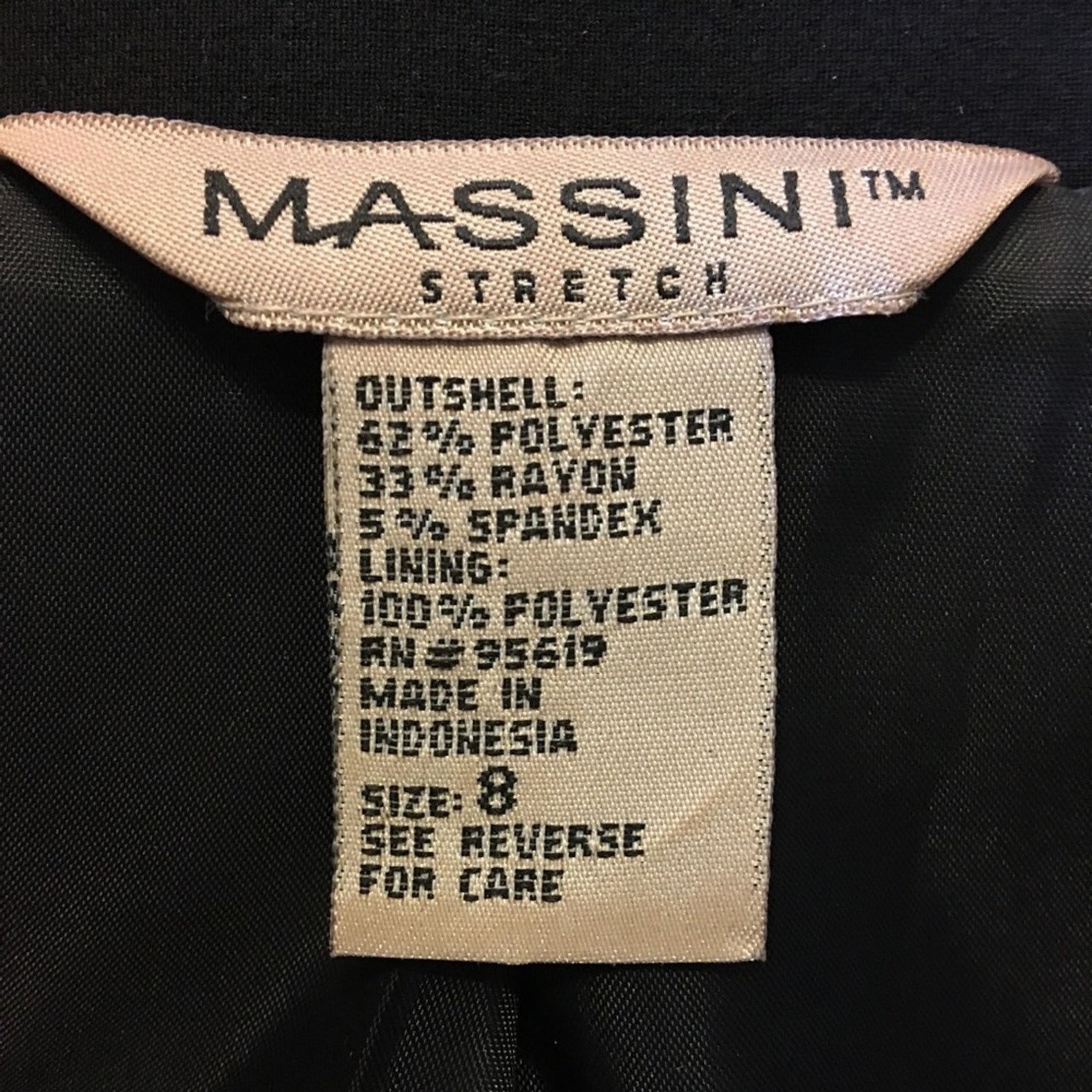 Other Massini stretch stitch detail jacket and skirt set Size M / US 6-8 / IT 42-44 - 8 Thumbnail