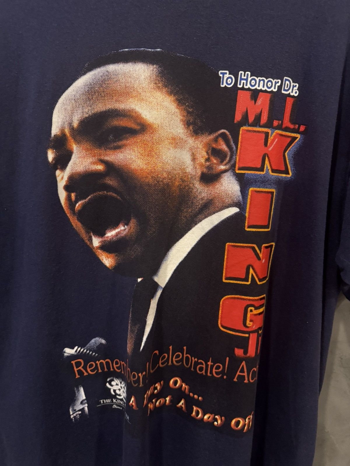 Fruit Of The Loom × Other × Vintage Vintage Martin Luther King T-Shirt Size US XL / EU 56 / 4 - 2 Thumbnail