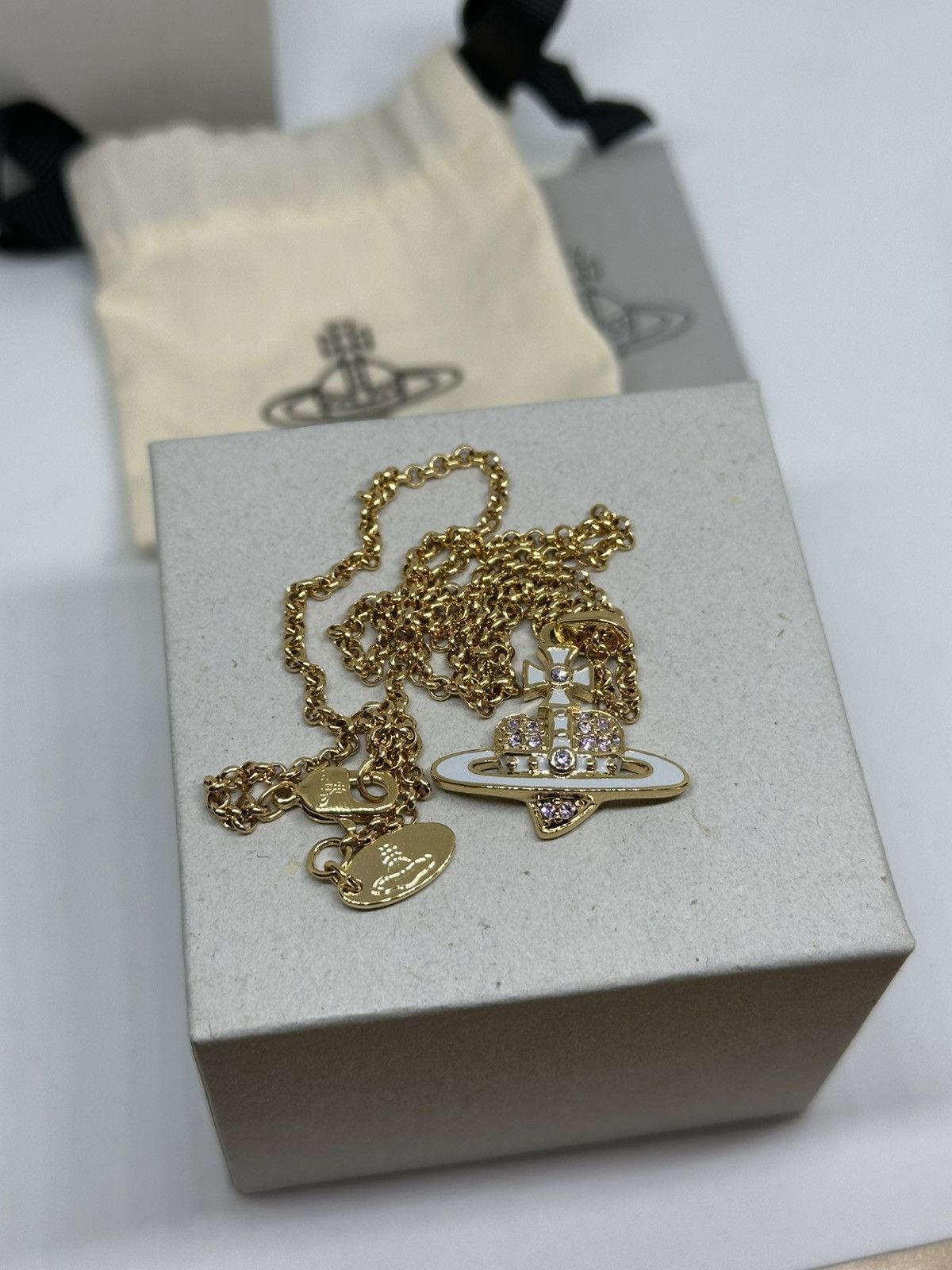 Vivienne Westwood Vivienne Westwood Reverse Heart Pendant Size ONE SIZE - 3 Thumbnail