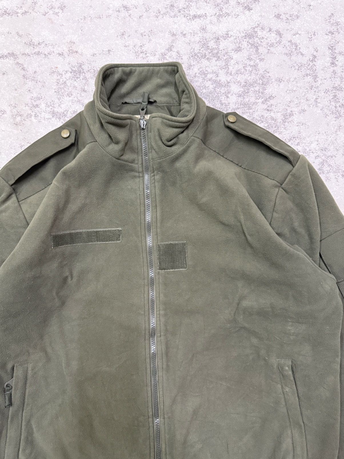 Japanese Brand DMB Product Olive Green Inspired Military Fleece Jacket Size US XL / EU 56 / 4 - 6 Thumbnail