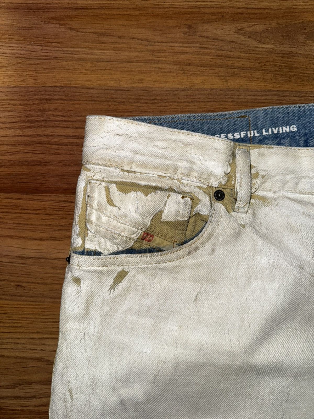 Diesel Diesel painted jeans Size US 31 - 2 Thumbnail