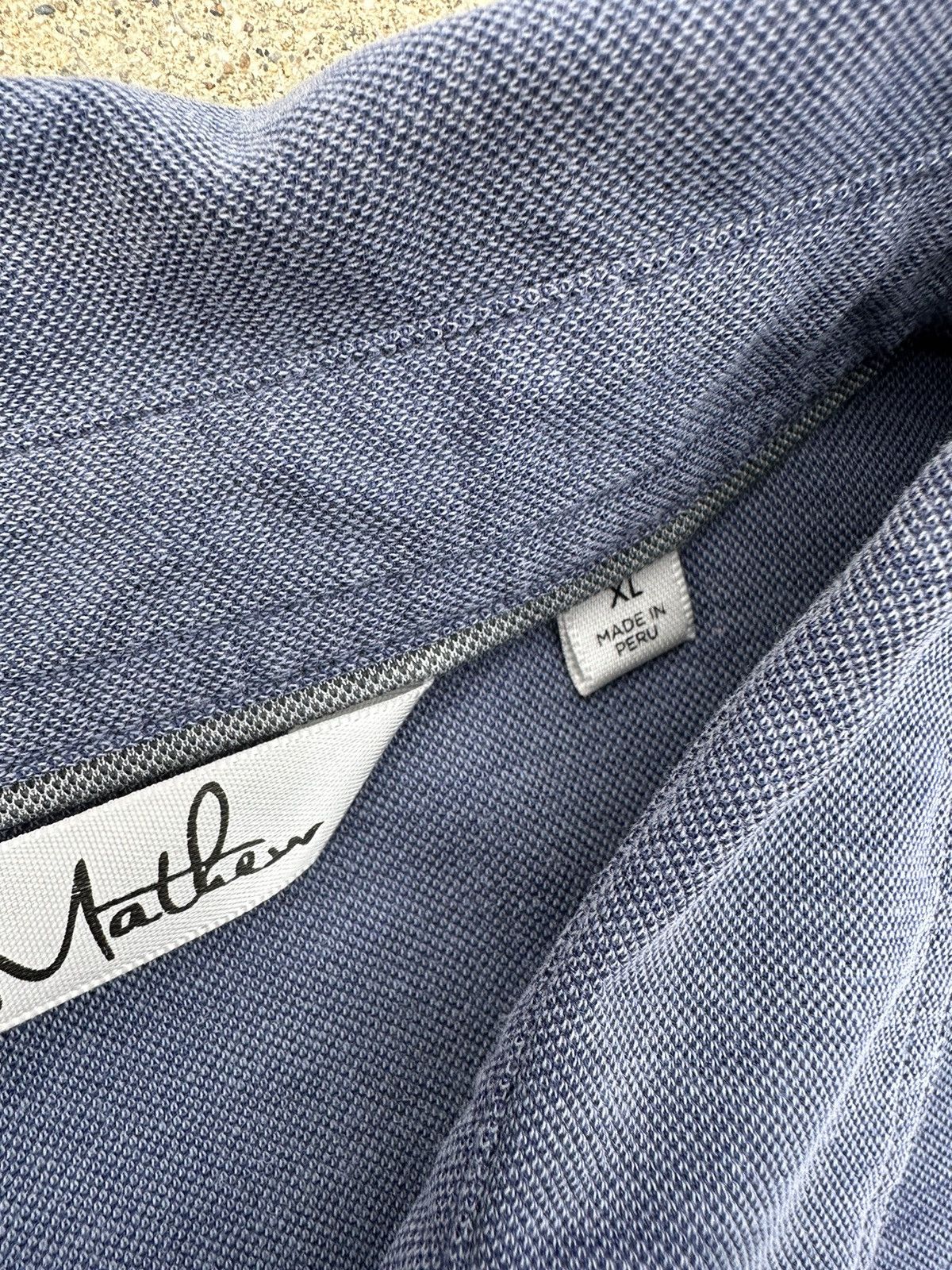 TravisMathew Travis Mathew Golf Polo Men Size Xl Blue Pima Perfomance Size US XL / EU 56 / 4 - 4 Thumbnail
