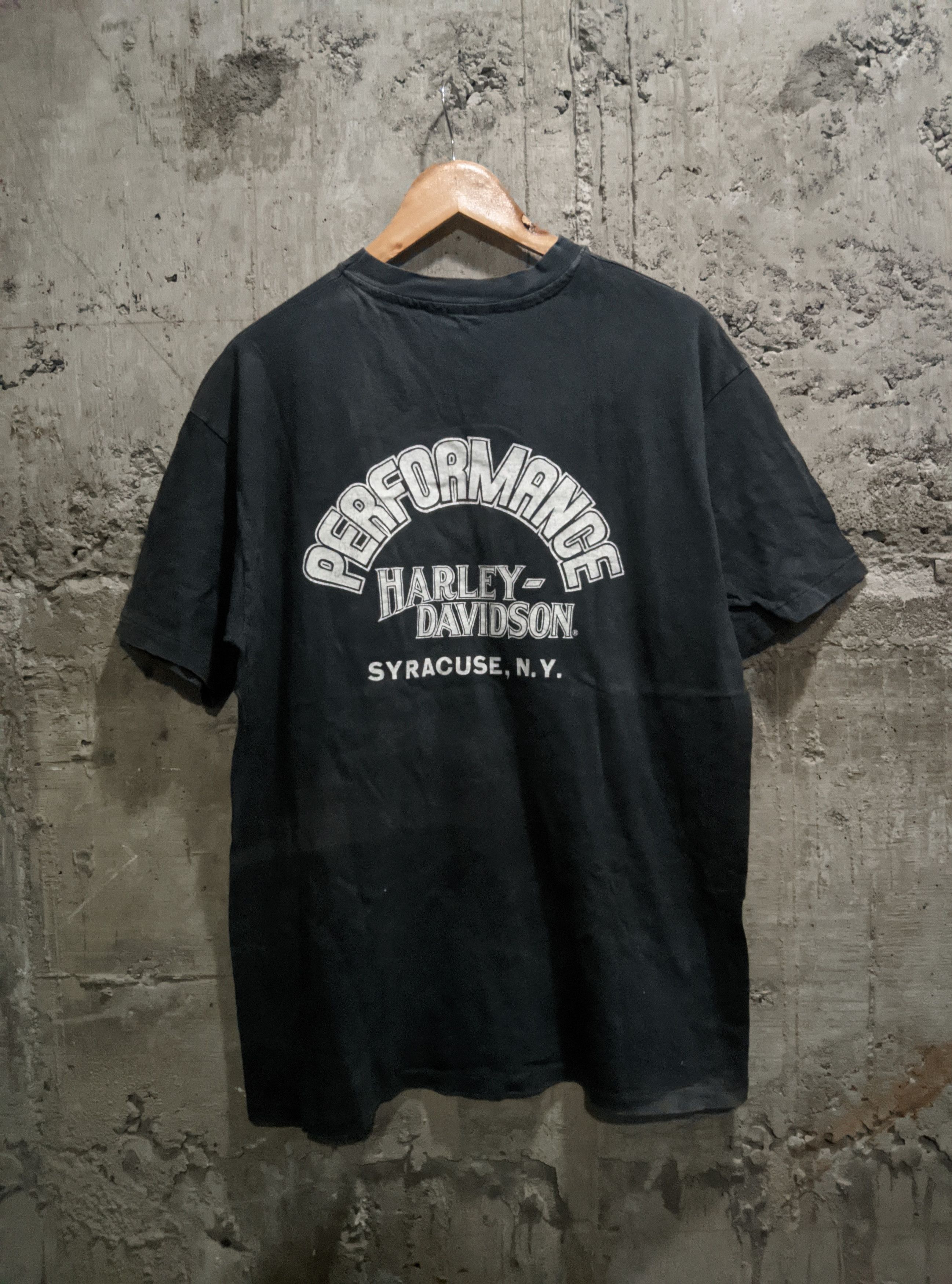 Harley Davidson Vintage 80s faded Harley Davidson righteous Ride 3d emblem Size US XL / EU 56 / 4 - 2 Thumbnail