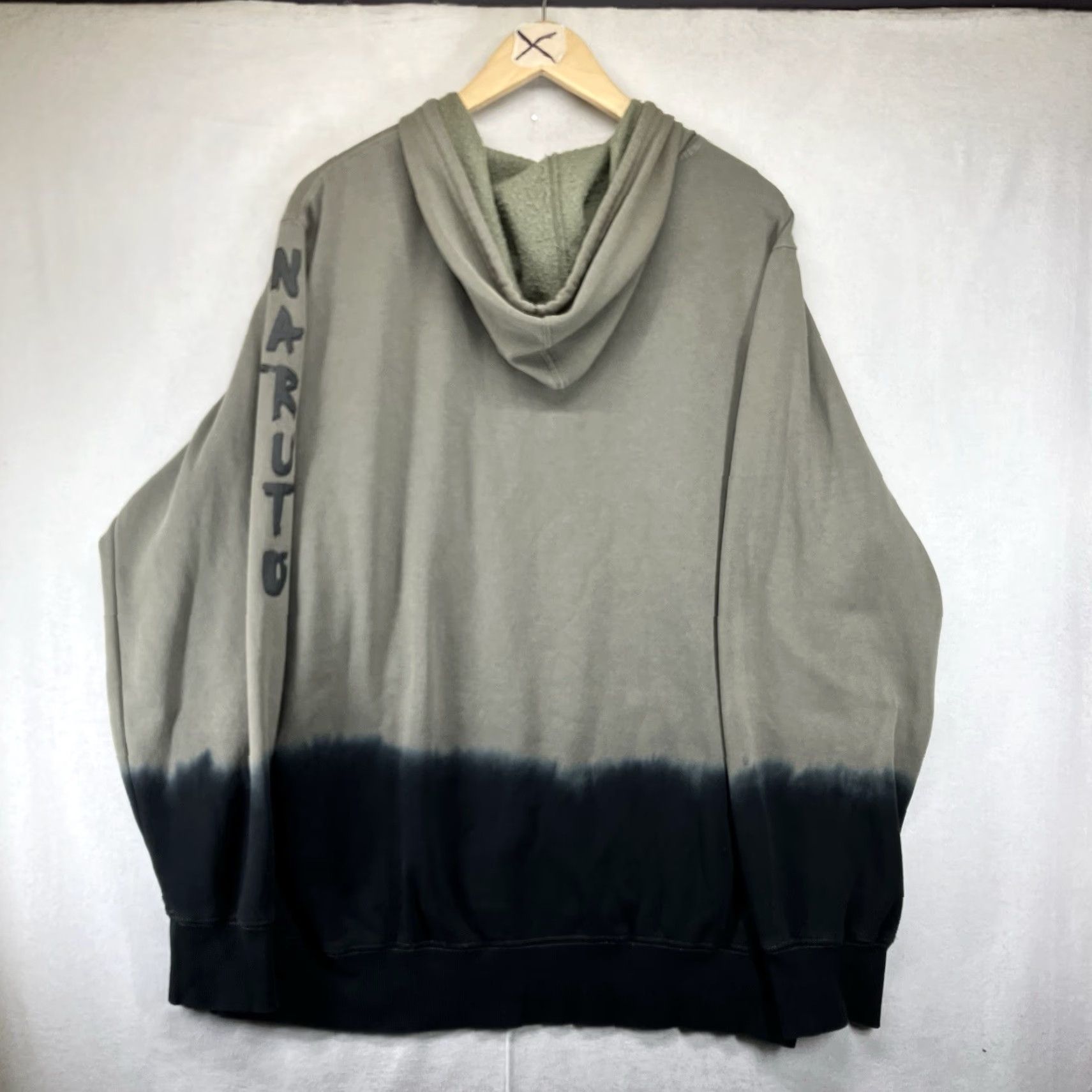 Vintage Naruto Vintage Y2K Masashi Kishimoto Hoodie Tie Dye Men’s XL Sage Black *FLAW* Graphic Print Hoodie Pullover Zipless? Size US XL / EU 56 / 4 - 2 Thumbnail