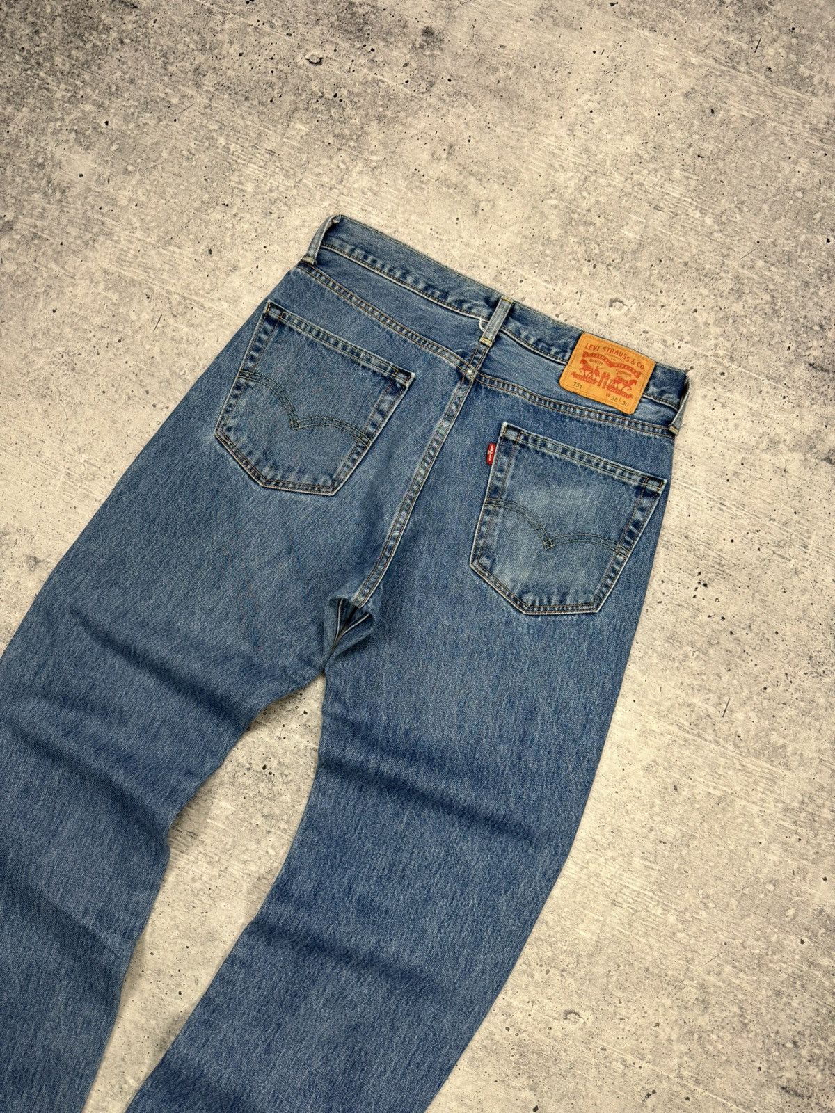 Levi's × Vintage Vintage Levi’s 751 Y2K Blue Stonewashed Denim Jeans Pants Size US 32 / EU 48 - 17 Thumbnail