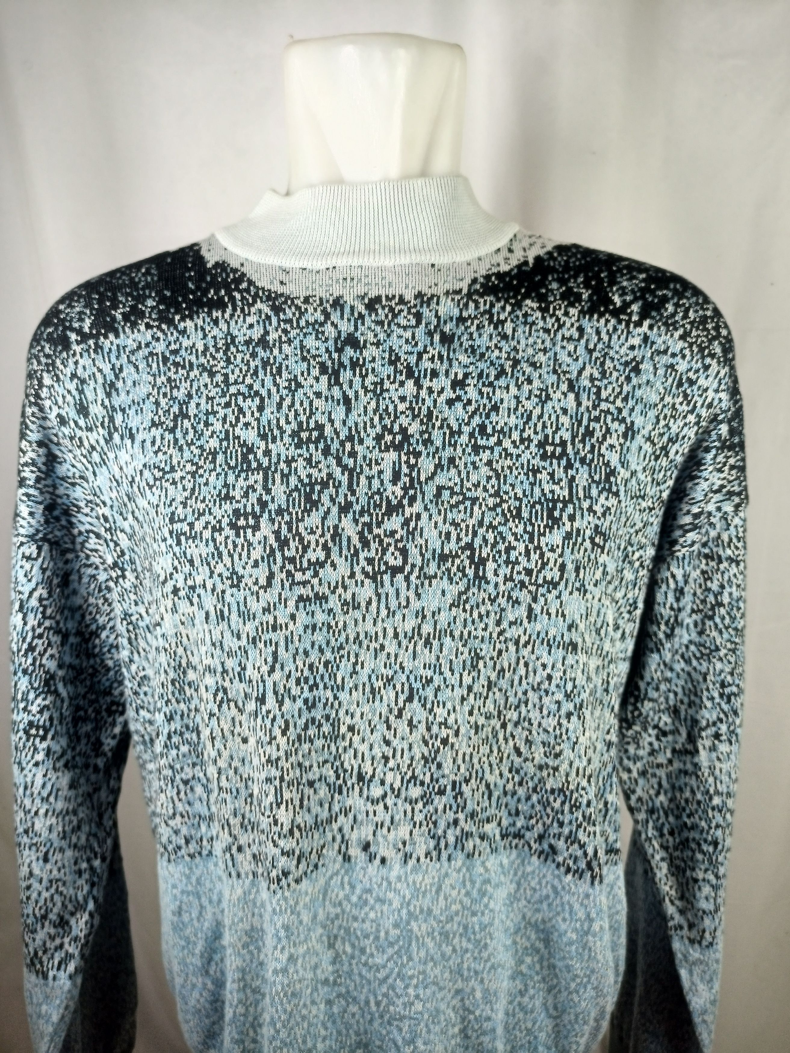 Designer × Kenzo KENZO PARIS Mix Color Knit Sweater Jumper Neck Size US L / EU 52-54 / 3 - 1 Thumbnail