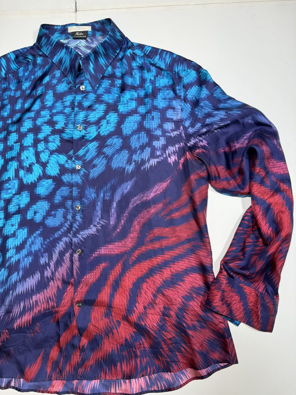 Versace Versace Multi-color Silk Shirt Size US M / EU 48-50 / 2 - 3 Thumbnail