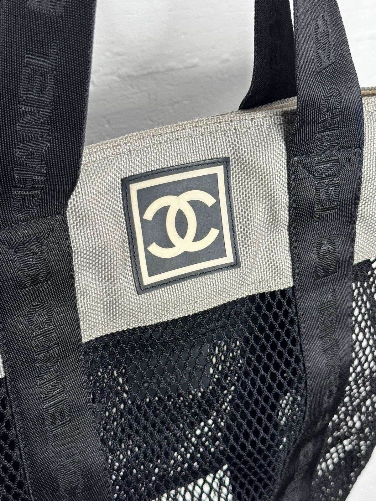 Chanel 2003 CC Chanel Sports Line Mesh Tote Bag by Karl Lagerfeld Size ONE SIZE - 5 Thumbnail