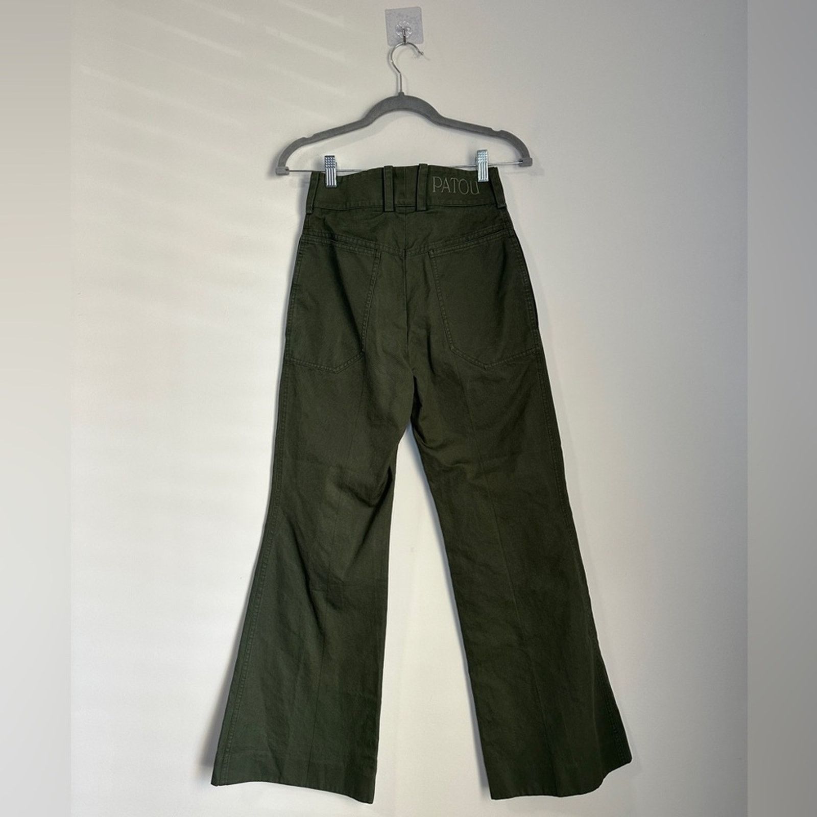 Patou Patou Pants Green Size 2 (French 34) Army Green Olive Flare Size 26" / US 2 / IT 38 - 10 Thumbnail