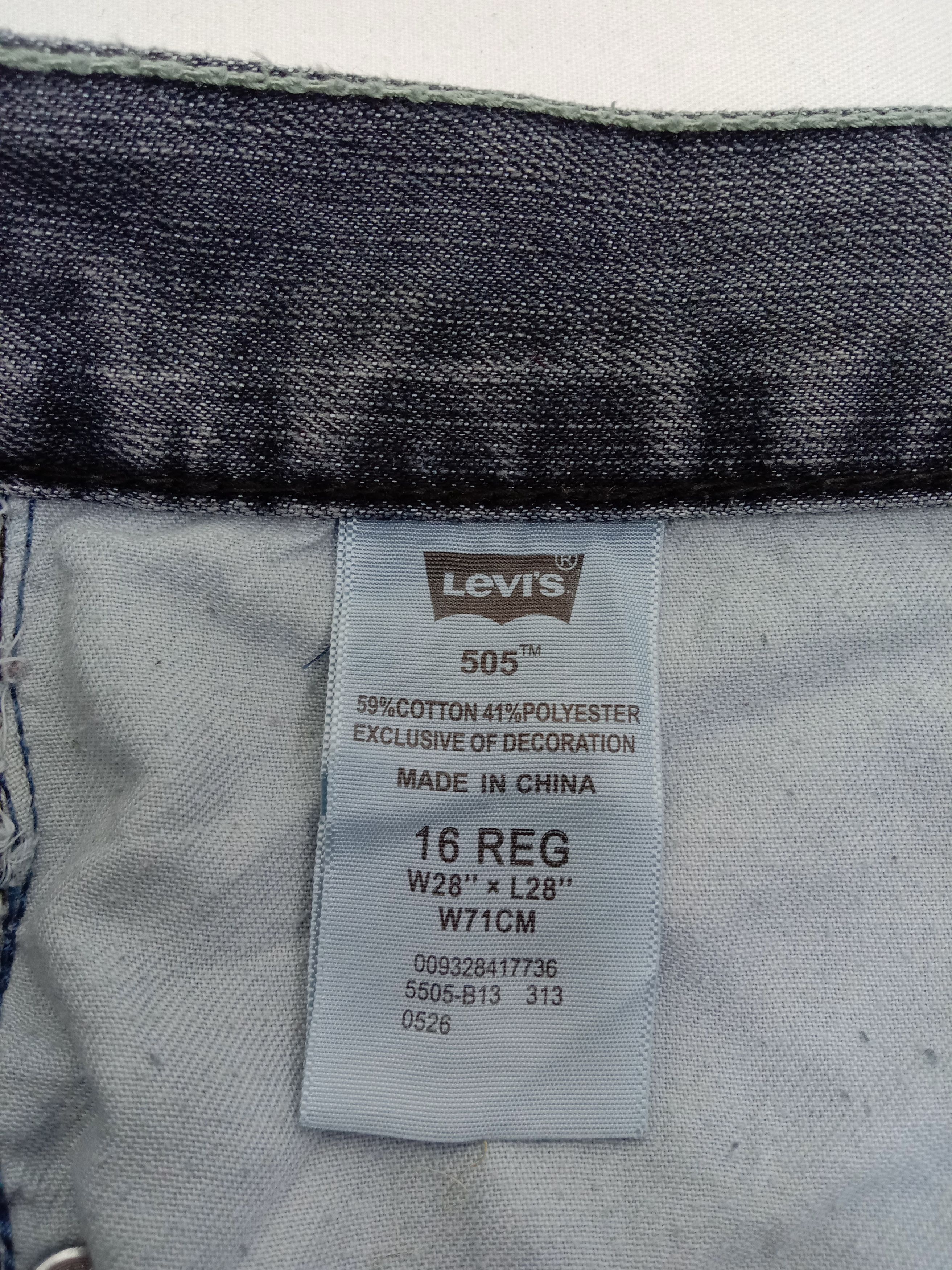 Levi's Vintage Levi's 505 Jeans Regular Fit Denim Size 28" / US 6 / IT 42 - 13 Thumbnail