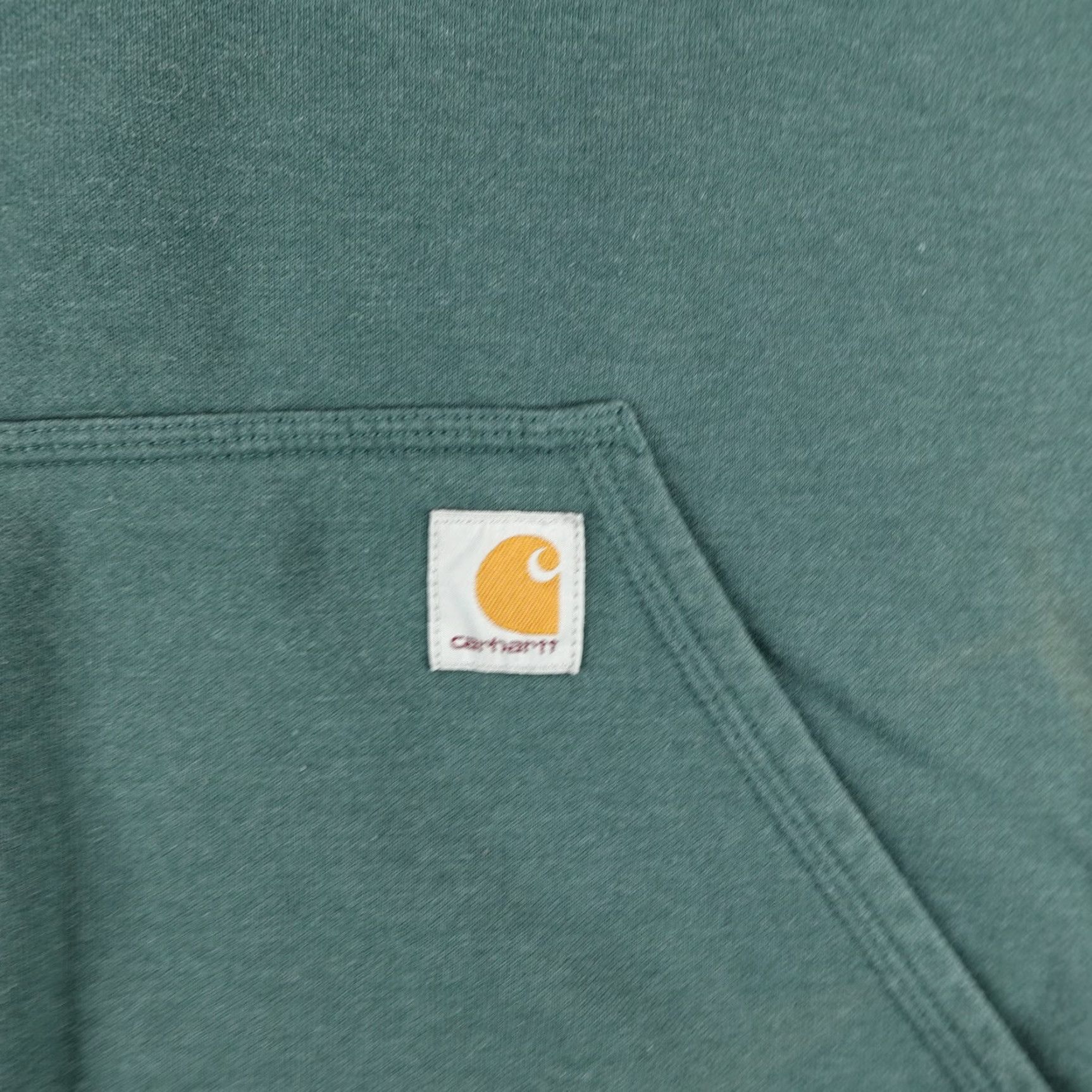 Carhartt Carhartt Hoodie Mens 2XL XXL Teal Loose Fit Midweight Sleeve Logo Sweatshirt Size US XXL / EU 58 / 5 - 3 Thumbnail