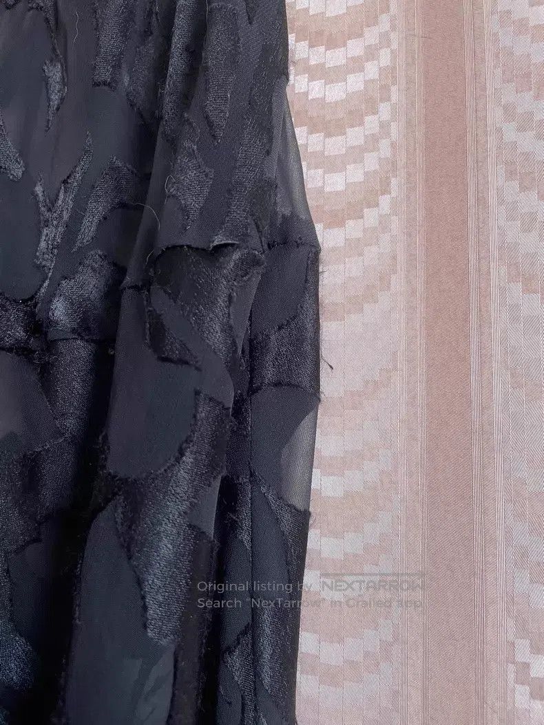 Comme des Garcons Comme Des Garcons size S Black See-through Long Skirt Size 23" - 6 Thumbnail