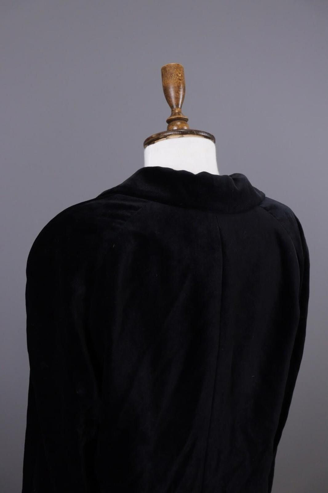 Christian Dior Monsieur Mondi Black 3 Button Silk Velvet Blazer Jacket Size 40 Size M / US 6-8 / IT 42-44 - 12 Thumbnail