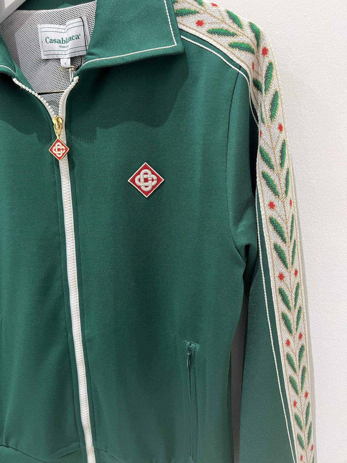 Casablanca Casablanca Laurel Zip-Up Track Jacket Green Size S Size US S / EU 44-46 / 1 - 4 Thumbnail