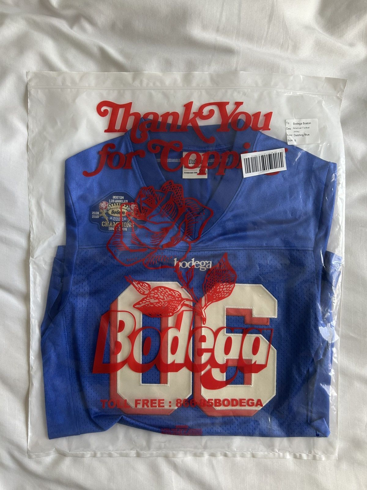 Bodega Bodega Football Patches 06 Jersey Boston Sports Size US S / EU 44-46 / 1 - 9 Thumbnail