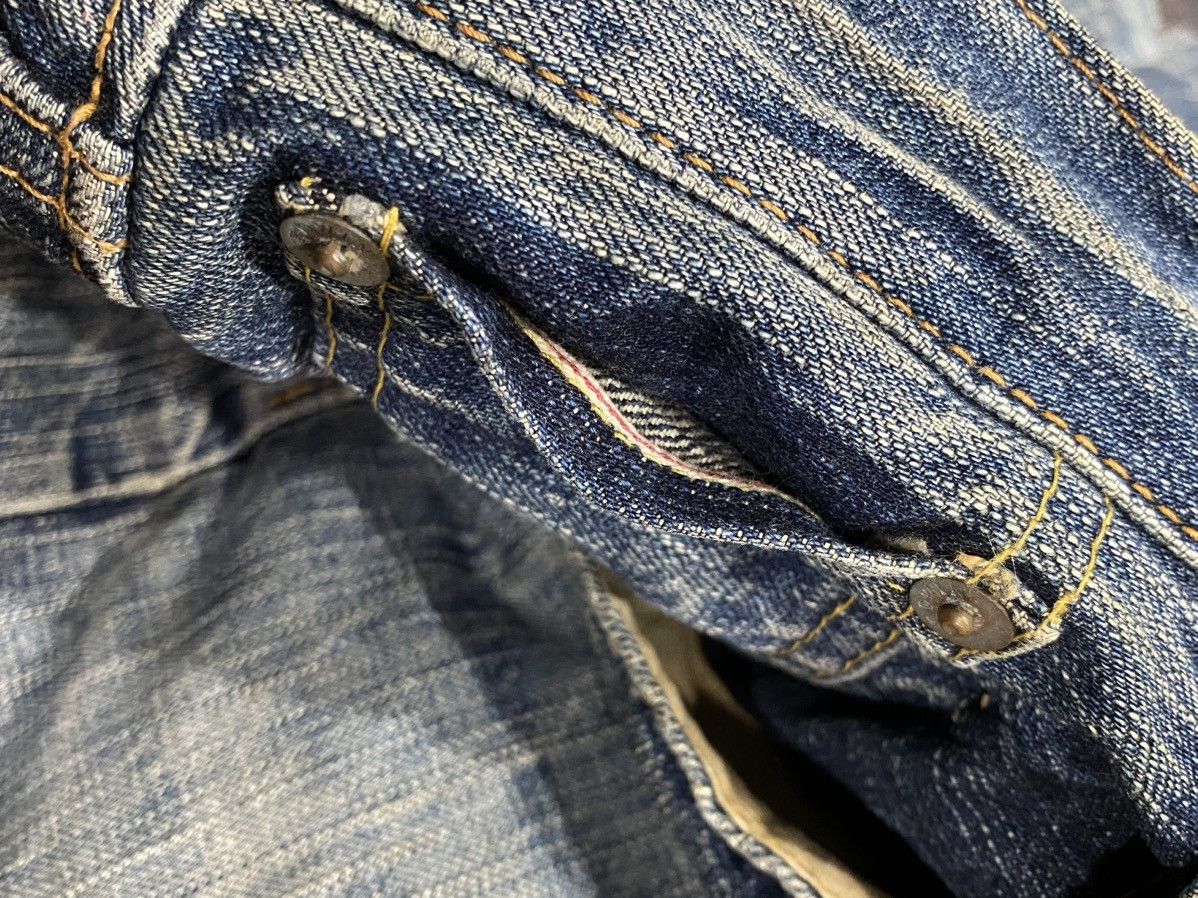 Edwin Vintage EDWIN Distressed Redline 505zx W30” Size US 29 - 19 Thumbnail
