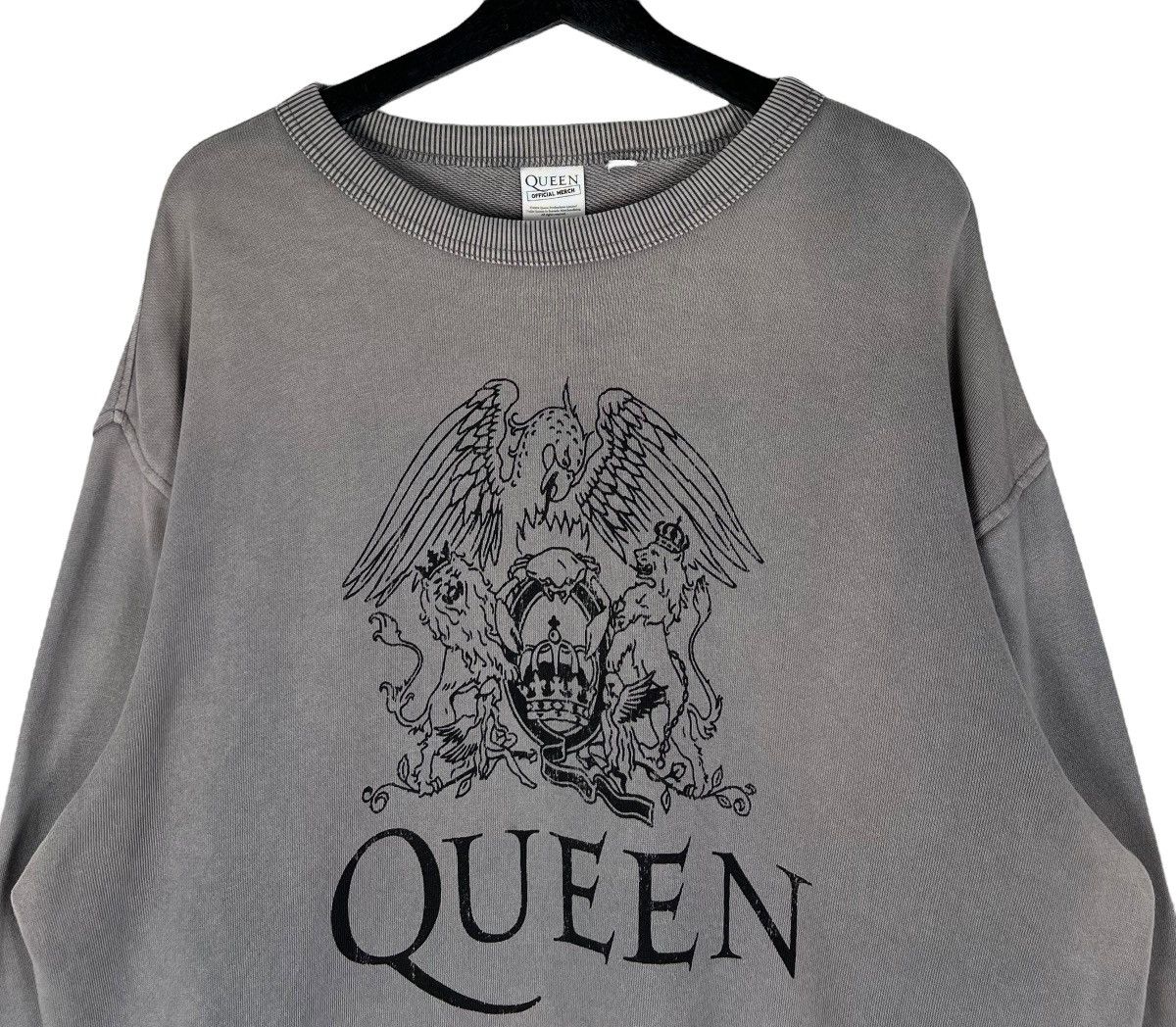 Band Tees Distressed QUEEN Freddie Mercury Sweatshirt Size US XL / EU 56 / 4 - 5 Thumbnail