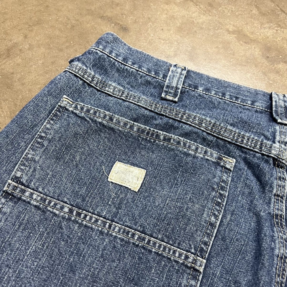 Lee × Vintage Vintage Lee Dungarees Baggy Denim Shorts Skater Wide Leg Y2K Size US 36 / EU 52 - 3 Thumbnail