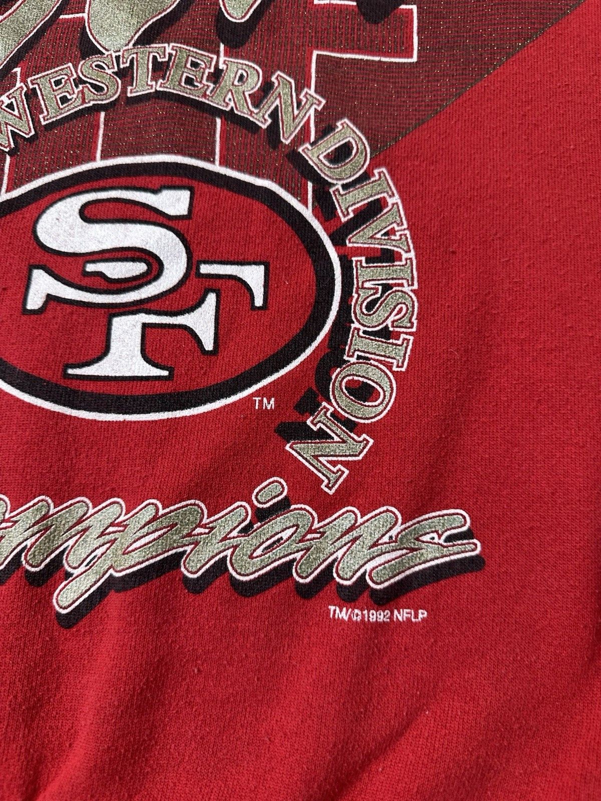 NFL Vintage Mens Sweatshirt 1992 NFL San Francisco 49ers, Size L Size US L / EU 52-54 / 3 - 3 Thumbnail