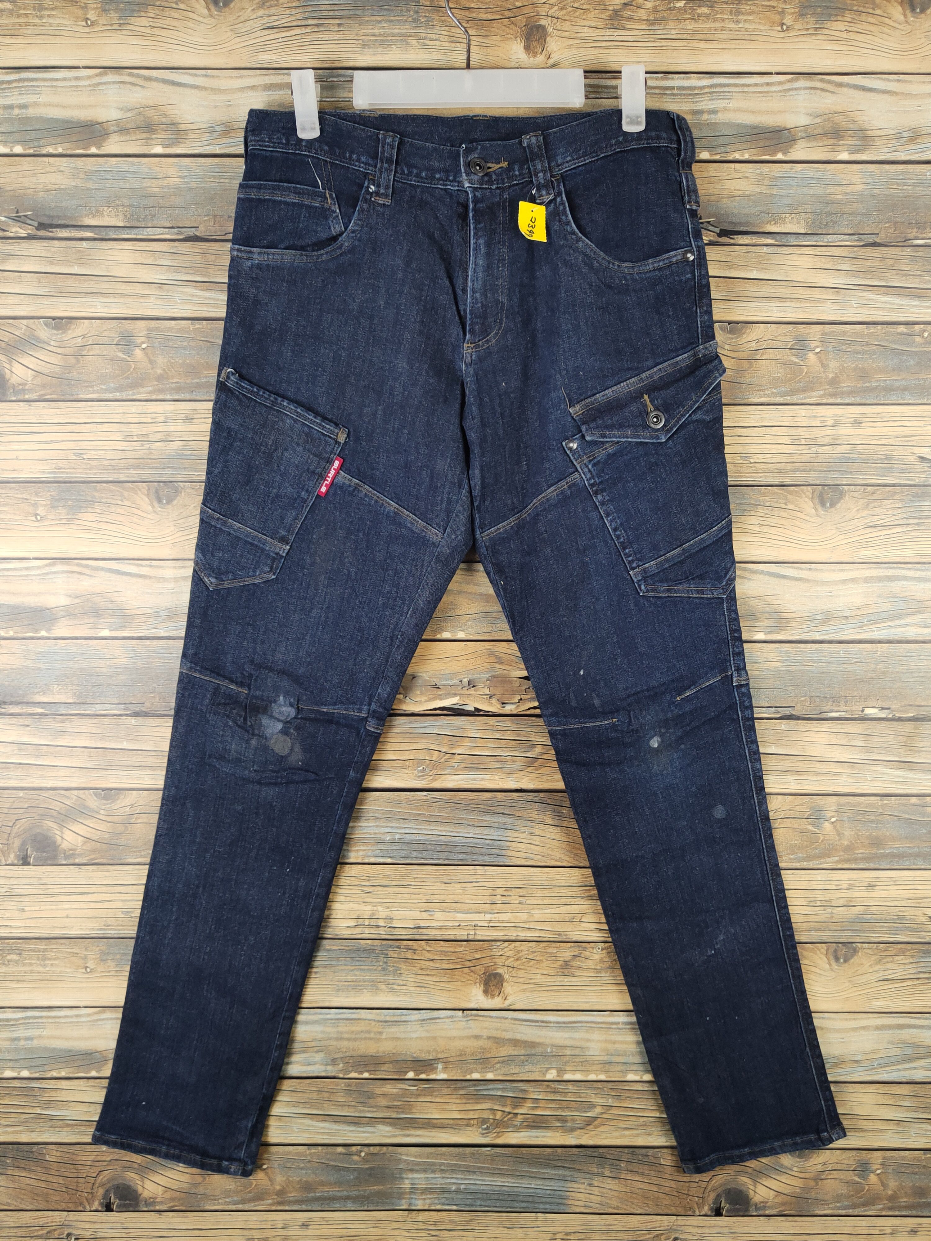 DL Burtle Dark Blue Distressed Ripped Jeans #2349