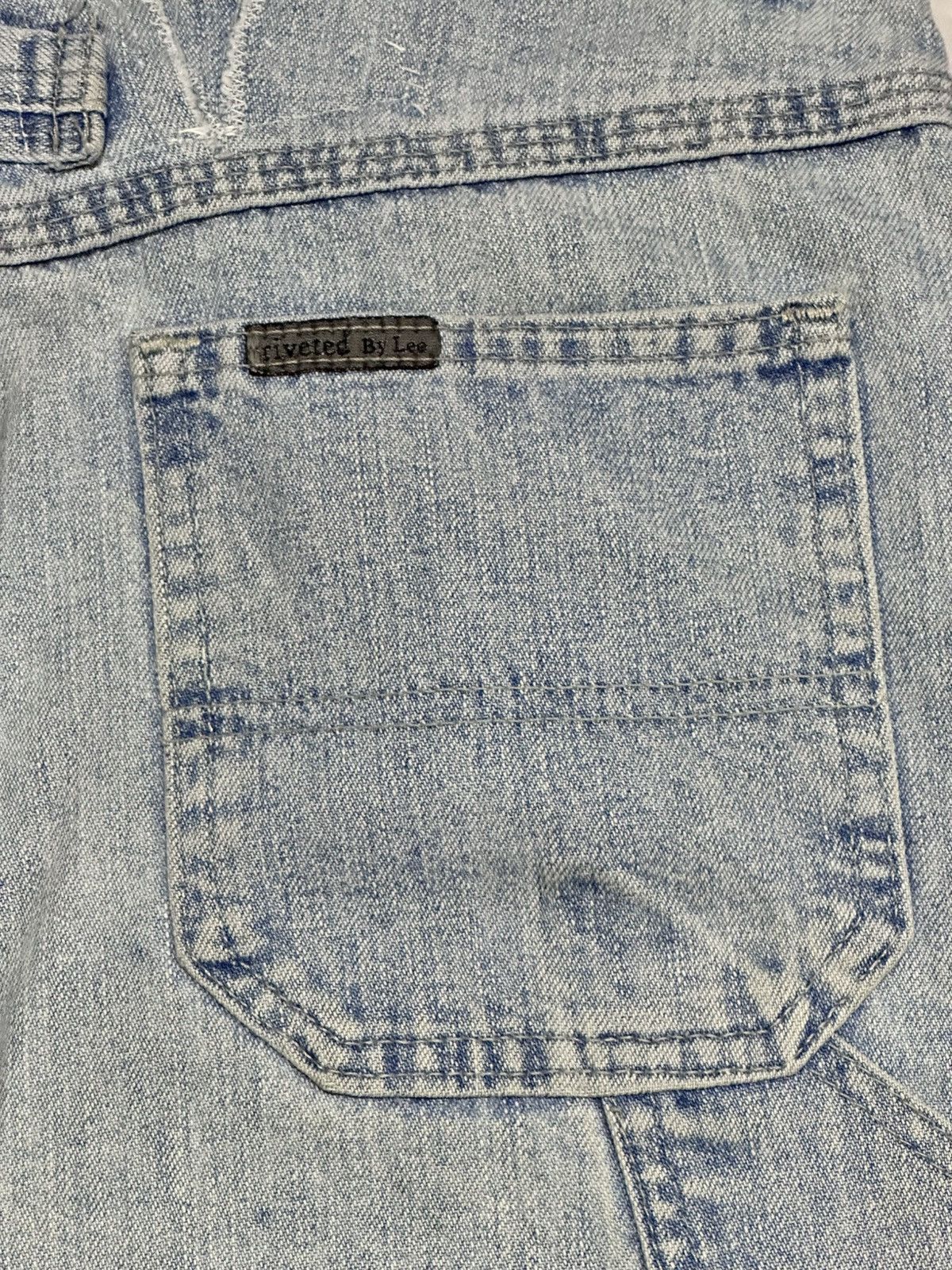 Lee Riveted Lee Baggy Loose Distressed Jeans With Faded Wash Size US 32 / EU 48 - 7 Thumbnail