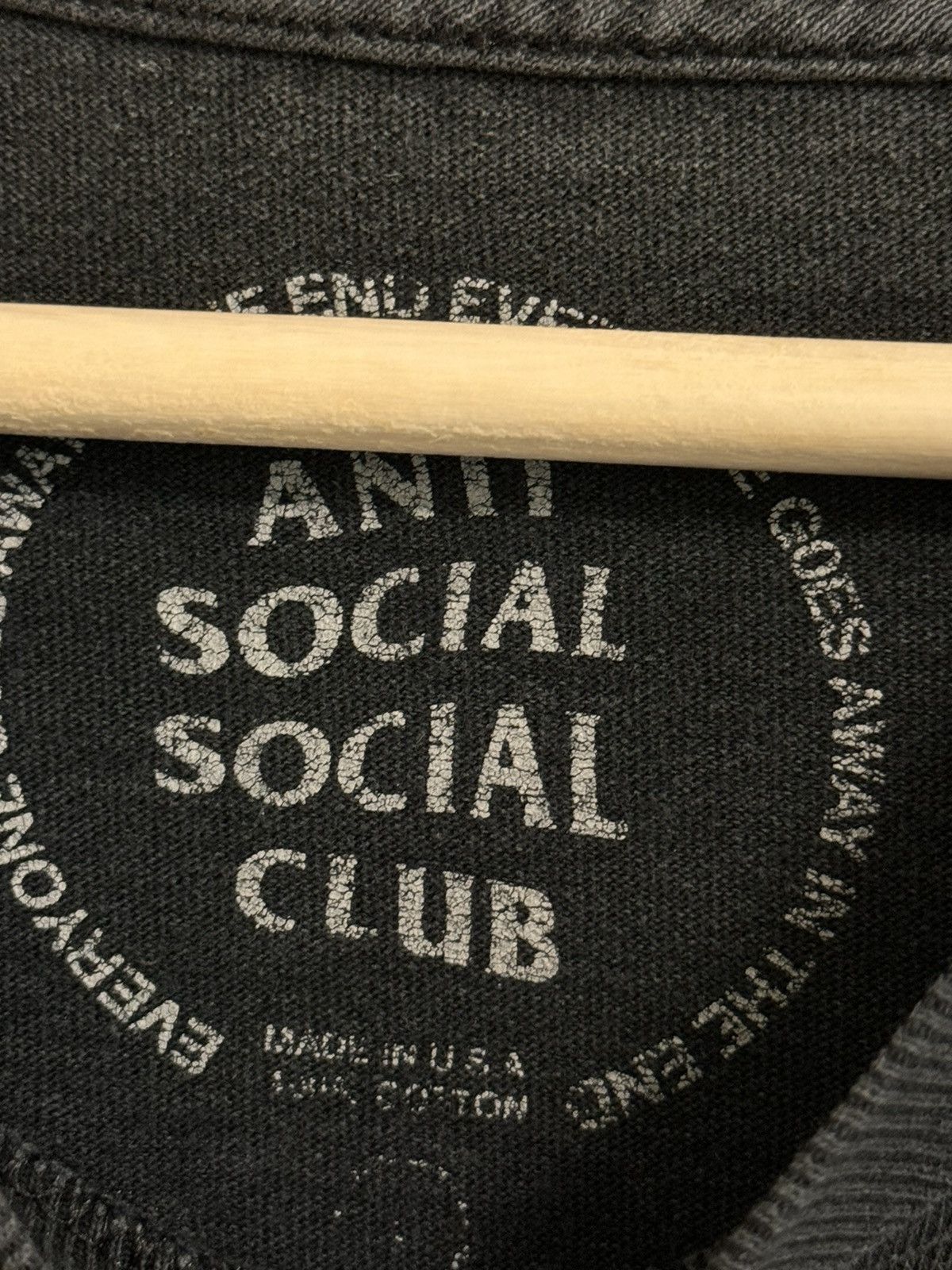 Anti Social Social Club Vintage T-shirt Anti Social Social Club Kanye West Tee Black Size US L / EU 52-54 / 3 - 7 Thumbnail