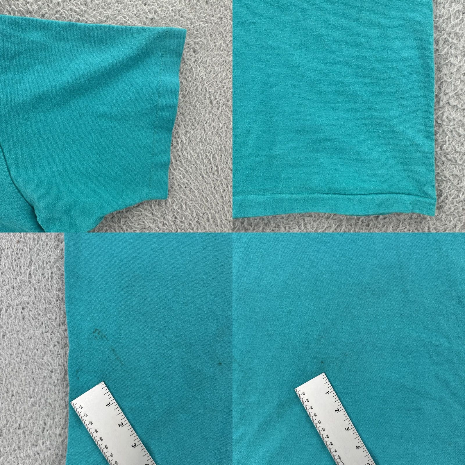 Hanes VINTAGE Hanes Beefy-T Shirt Mens L Green 90s Crew Neck Short Sleeve Made In USA Size US L / EU 52-54 / 3 - 8 Thumbnail