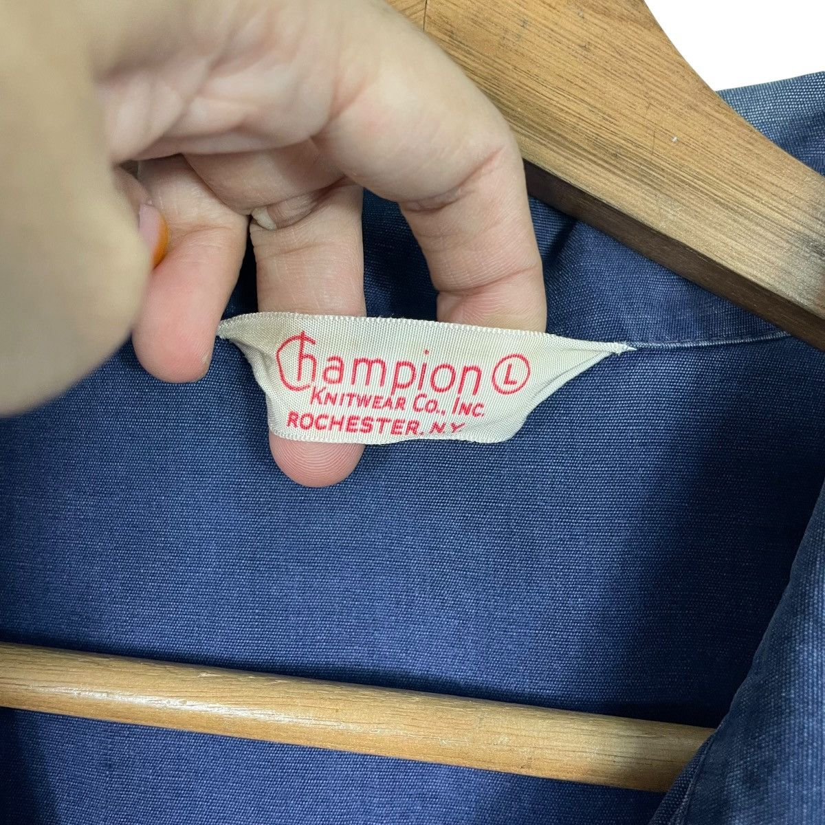 Champion Vtg 50/60s Champion Running Man Disaster Service Jacket Size US L / EU 52-54 / 3 - 16 Thumbnail