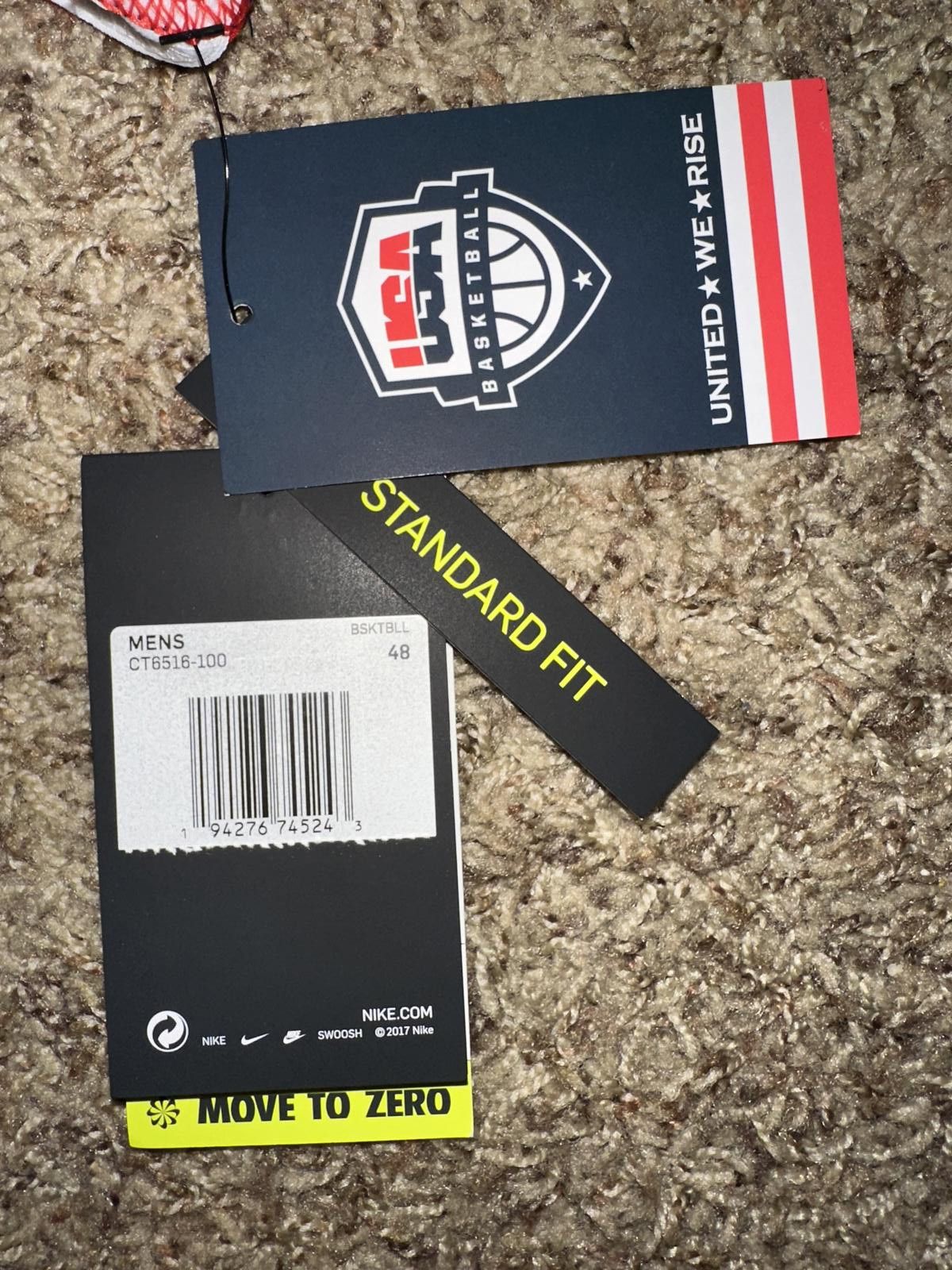 Nike Nike Team USA Basketball 2020/21 Olympics Home Jersey Size US L / EU 52-54 / 3 - 9 Thumbnail