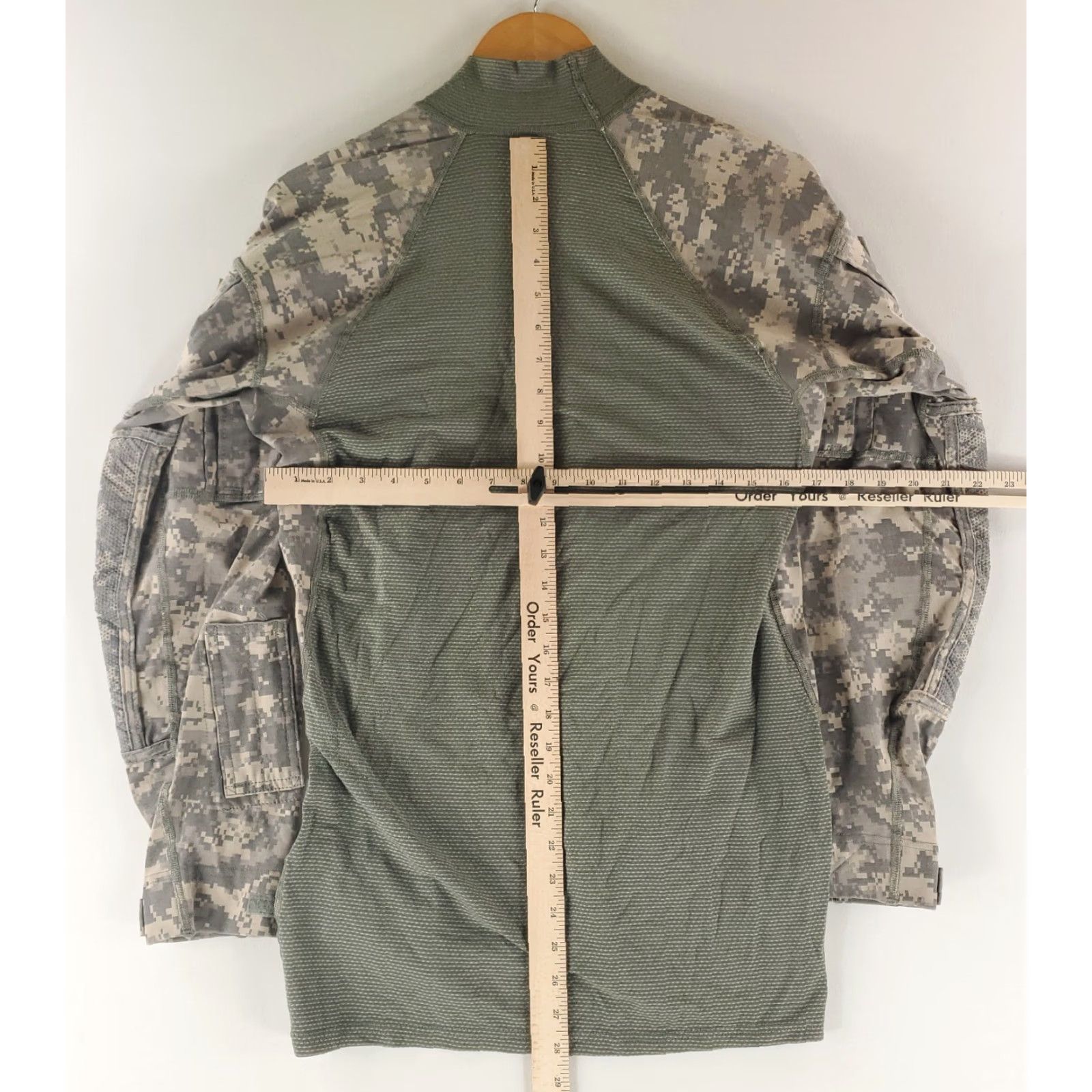 Vintage Massif US Military Army Combat Shirt Digital Camo Green Gray Mens M Size US M / EU 48-50 / 2 - 7 Thumbnail