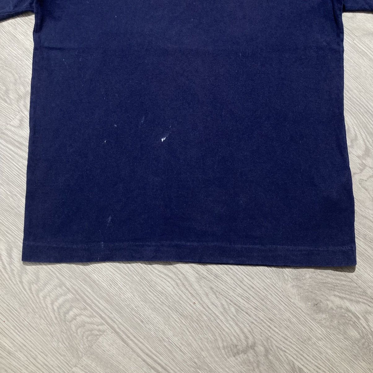 Comme des Garcons PLAY 🇯🇵AD 2019 Comme Des Garcons Play Double Heart Patch Tee Navy Size US M / EU 48-50 / 2 - 6 Thumbnail
