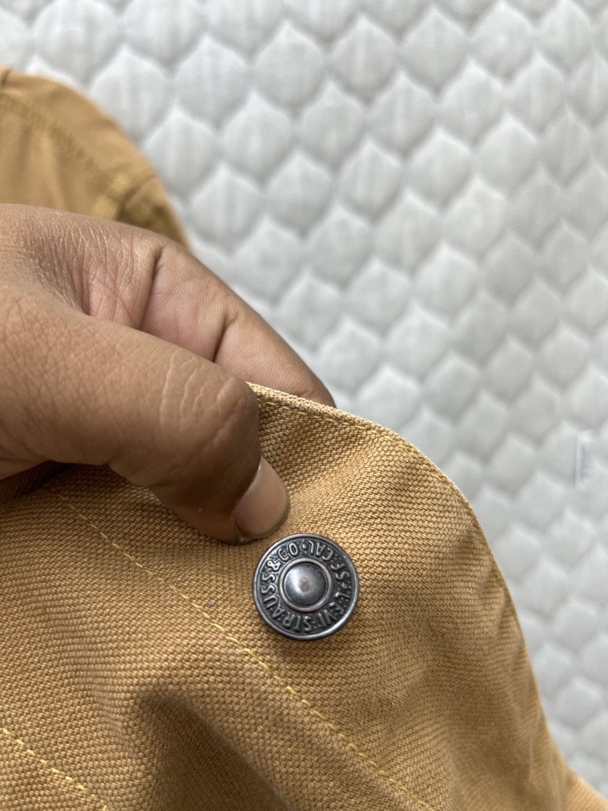 Levi's 🔥🔥🔥STEALS VINTAGE LEVIS CHORE JACKET (IRREGULAR STAMP) Size US M / EU 48-50 / 2 - 13 Thumbnail