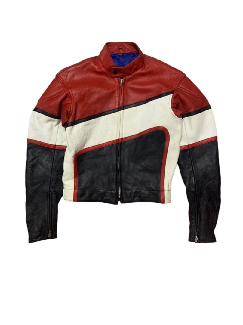 Sports Specialties Cropped Leather Fashion Biker Jacket Vintage Size US XS / EU 42 / 0 - 1 Thumbnail