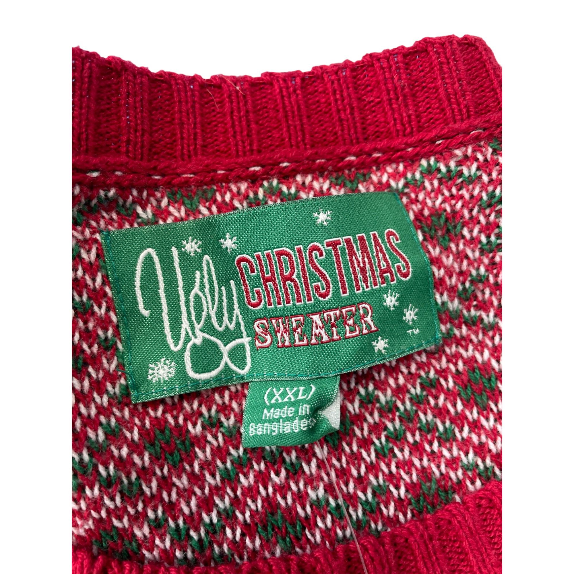 Other Ugly Christmas Sweater Unisex Cayenne Green Reindeer Size XX Size US XXL / EU 58 / 5 - 5 Thumbnail