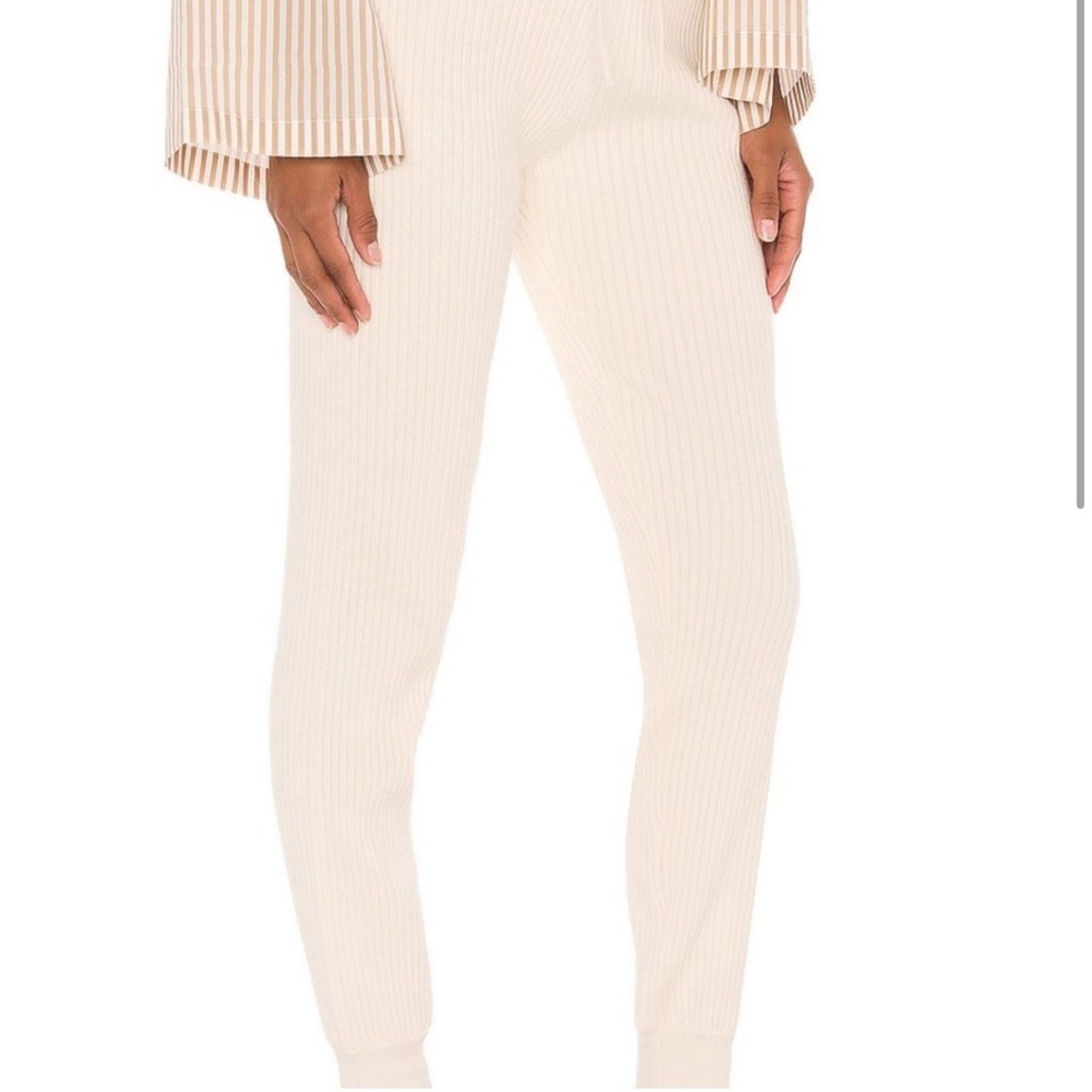 REVOLVE NWT LPA Wide Rib Jogger – Neutral – Size XS Size 26" / US 2 / IT 38 - 2 Thumbnail