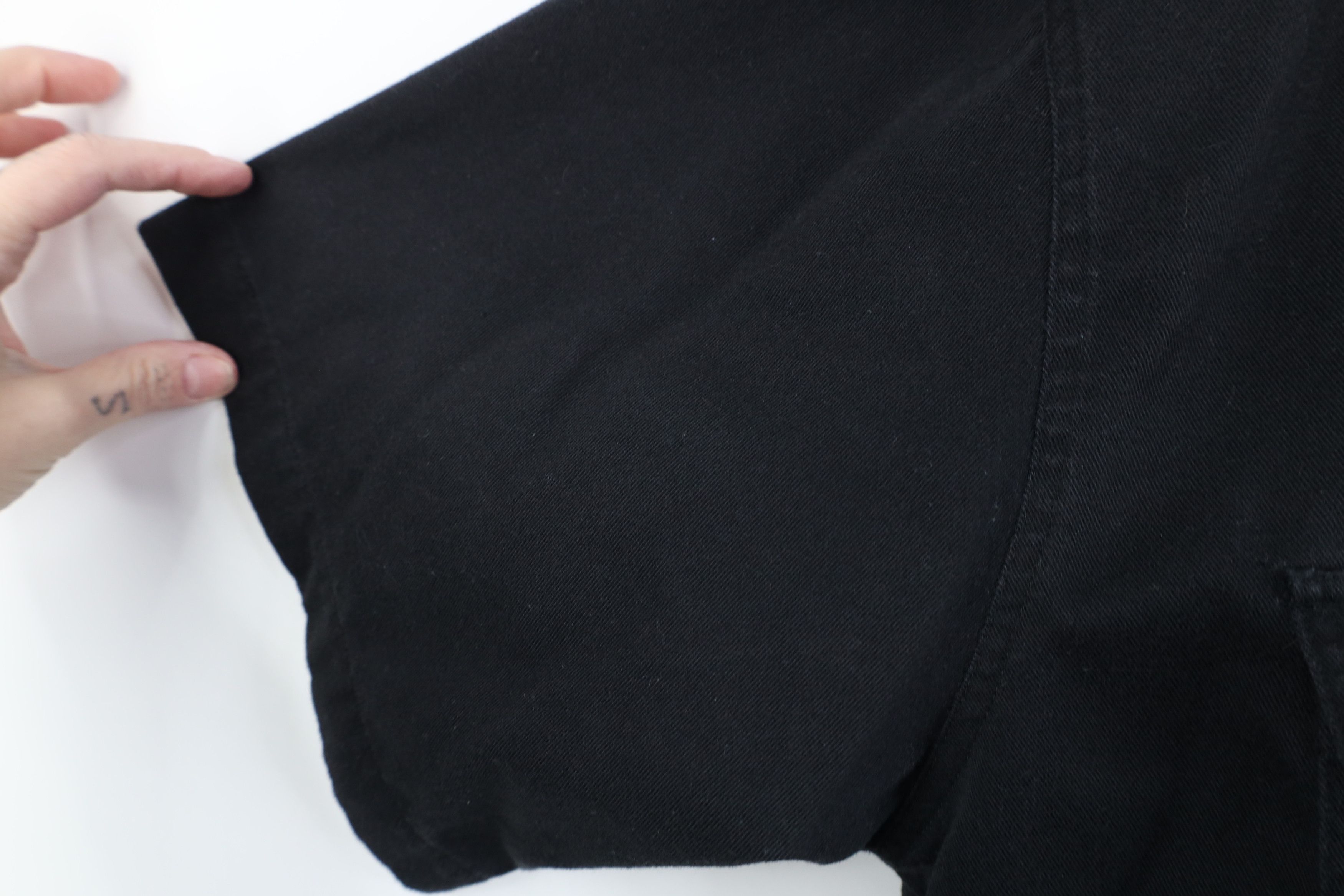 Vintage Vintage 90s Streetwear Short Sleeve Button Down Shirt Black Size US XL / EU 56 / 4 - 6 Thumbnail