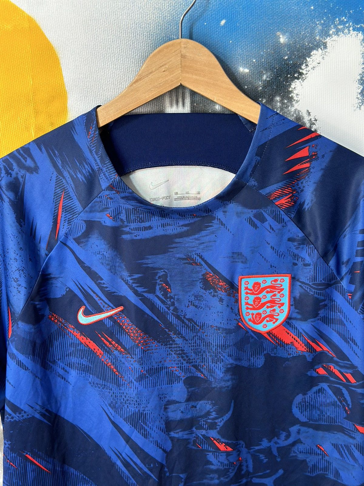 Nike Nike England Pre Match Jersey 2022/2203 Size US XL / EU 56 / 4 - 2 Thumbnail