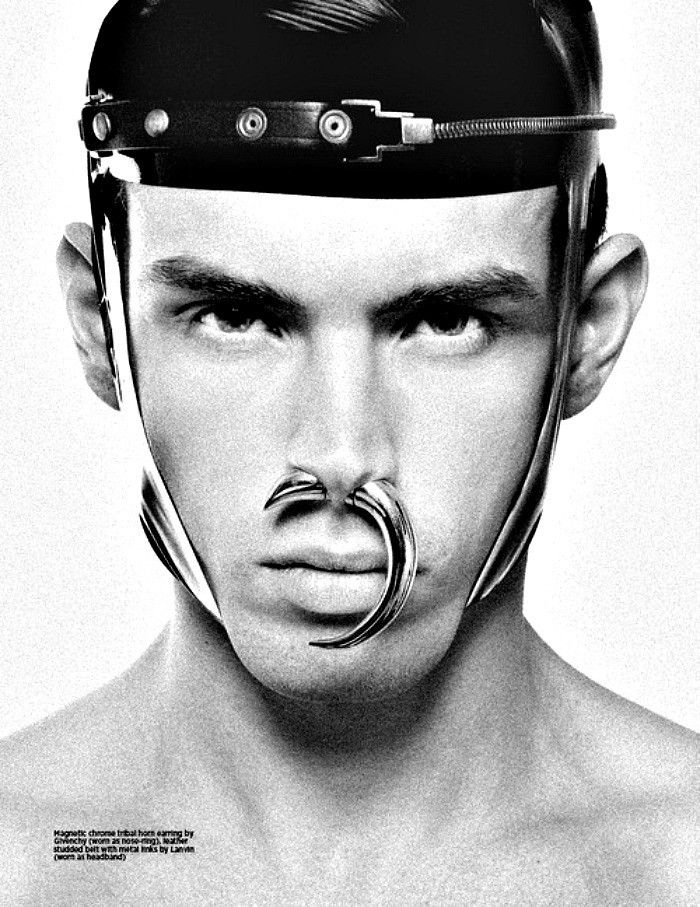 Givenchy Givenchy S/S 2012 Riccardo Tisci Magnetic Horn Earring Size ONE SIZE - 3 Thumbnail