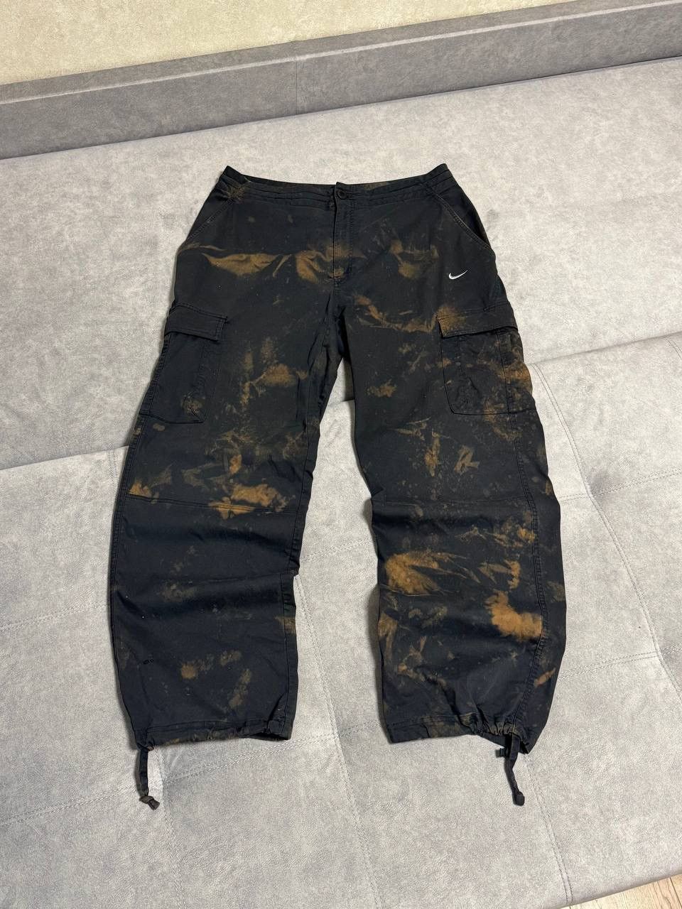 Nike Vintage Nike Baggy Y2K cargo distressed pants Size US 32 / EU 48 - 5 Thumbnail